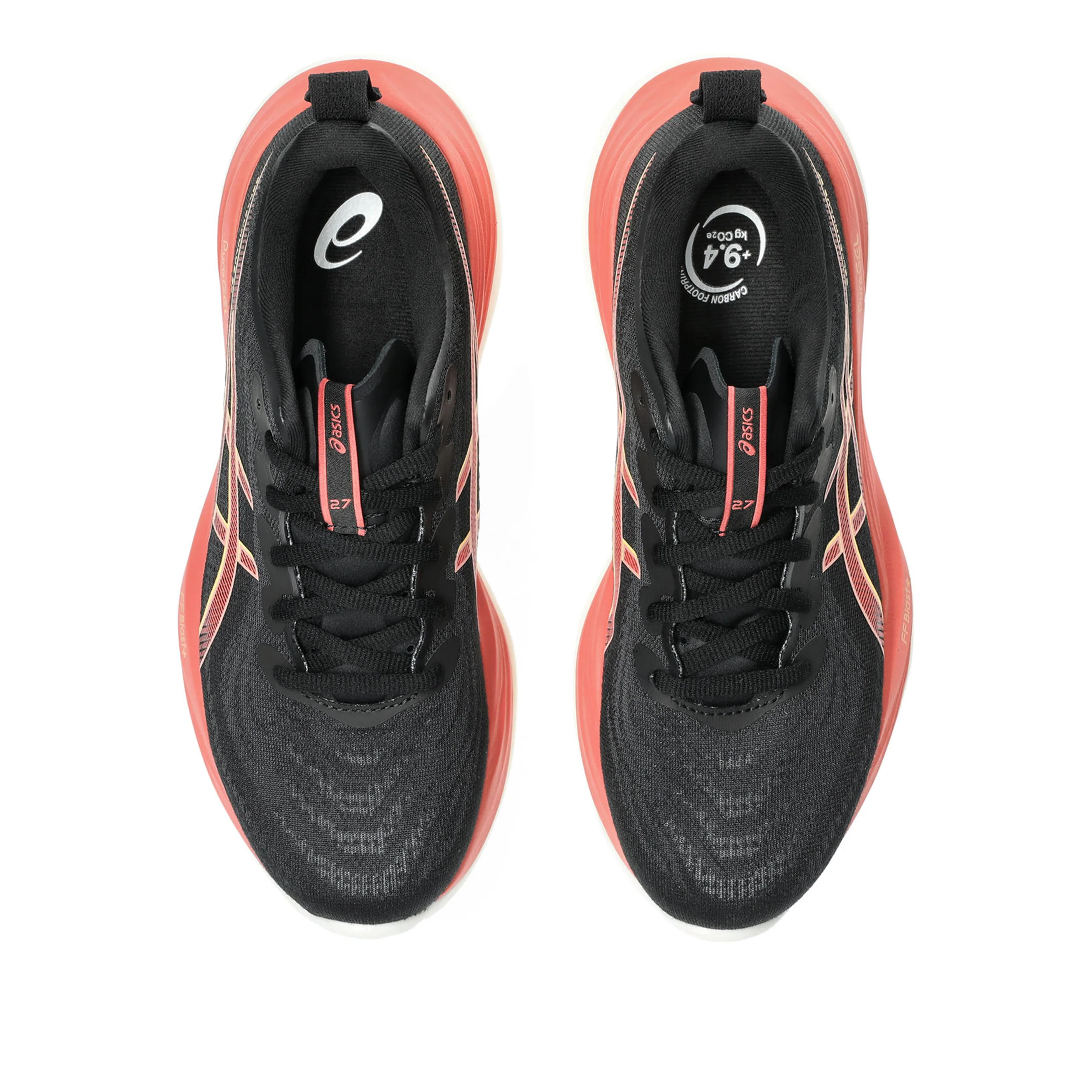 Gel-Cumulus 27 Neutralschuh Damen-Schwarz,Koralle - Image 3