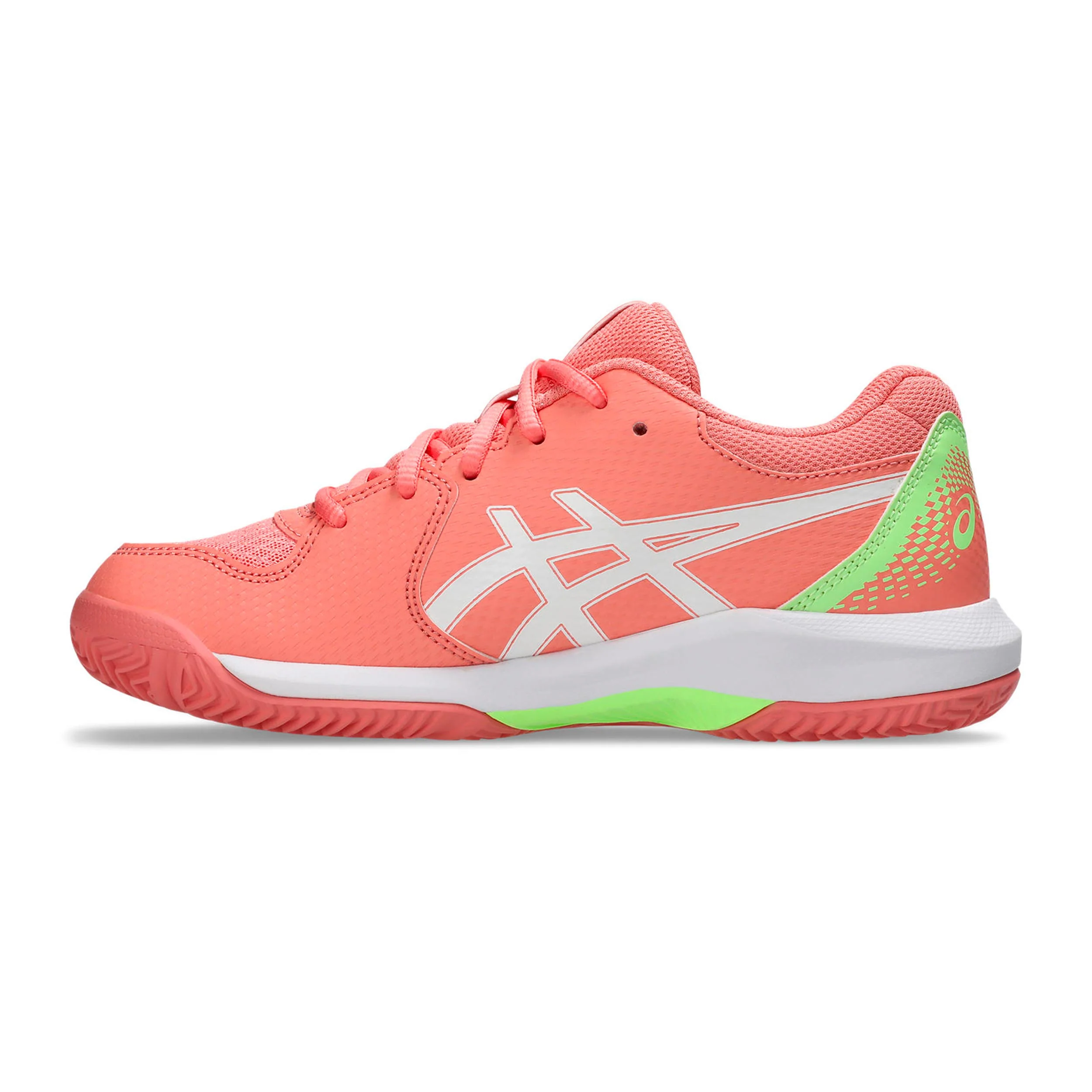 GEL-DEDICATE 8 PADEL GS Padelschuh Kinder-koralle, weiß - Image 2