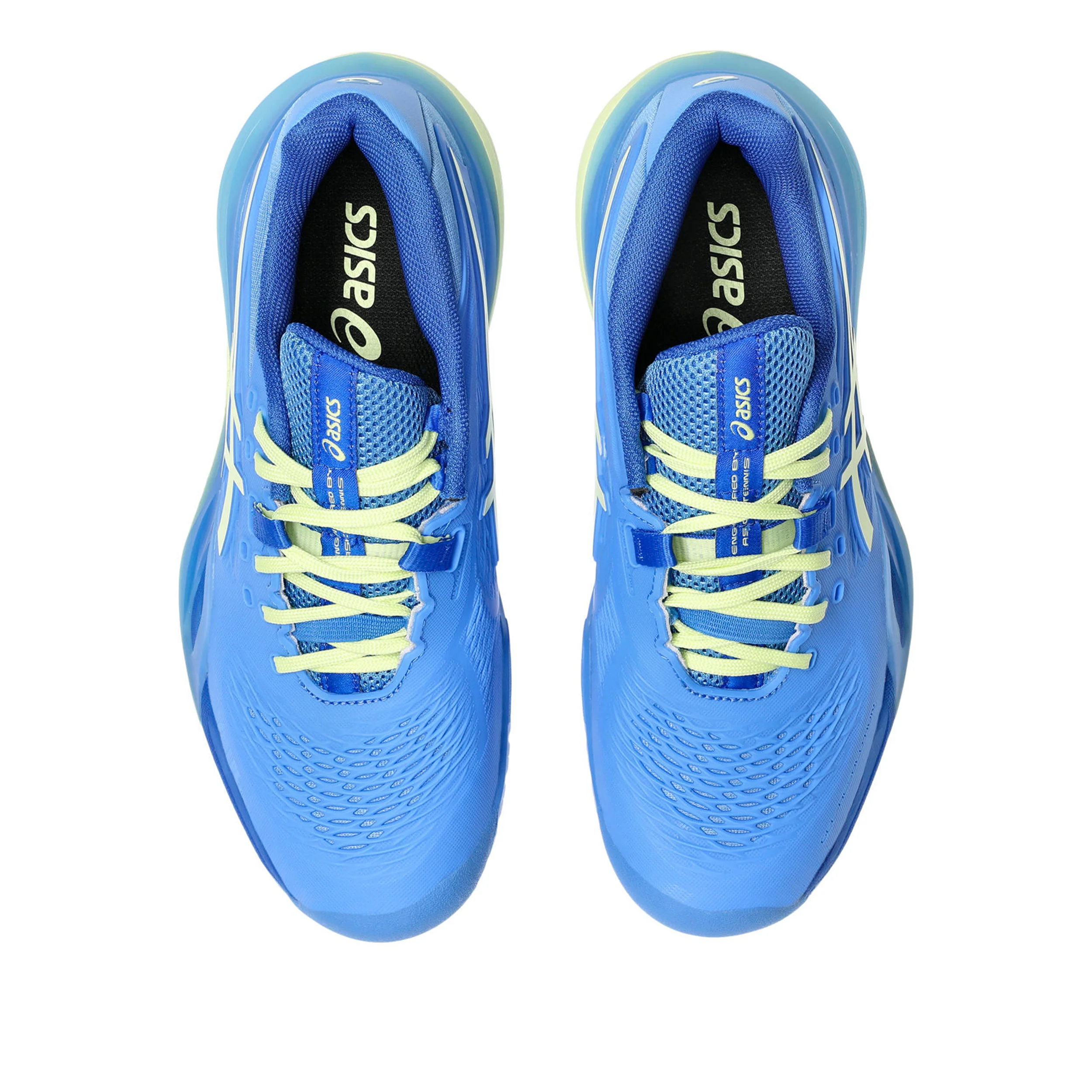Gel-Resolution X Allcourtschuh Damen-Blau,Limette - Image 3