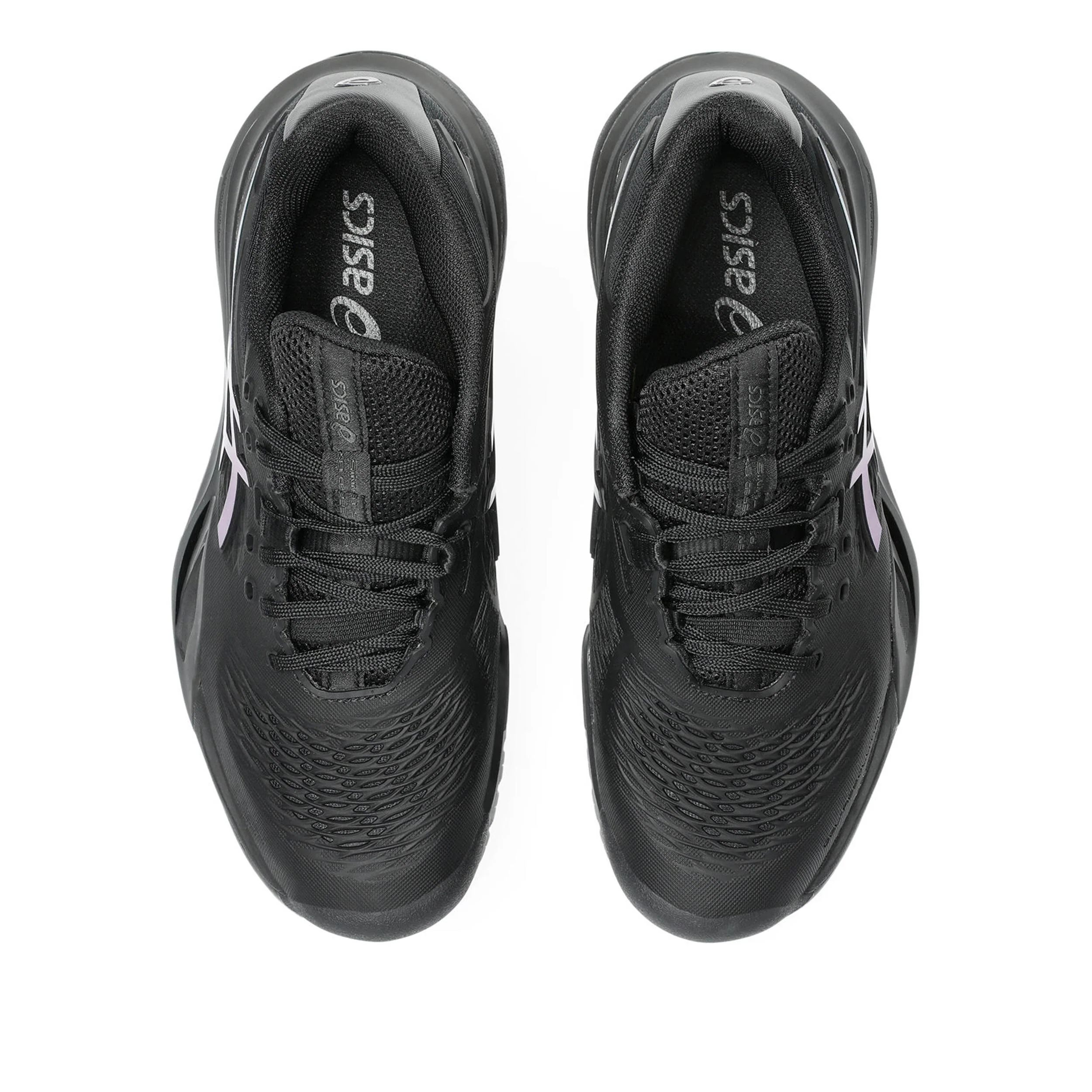 Gel-Resolution X Night Energy Allcourtschuh Damen - schwarz, blau - Image 3