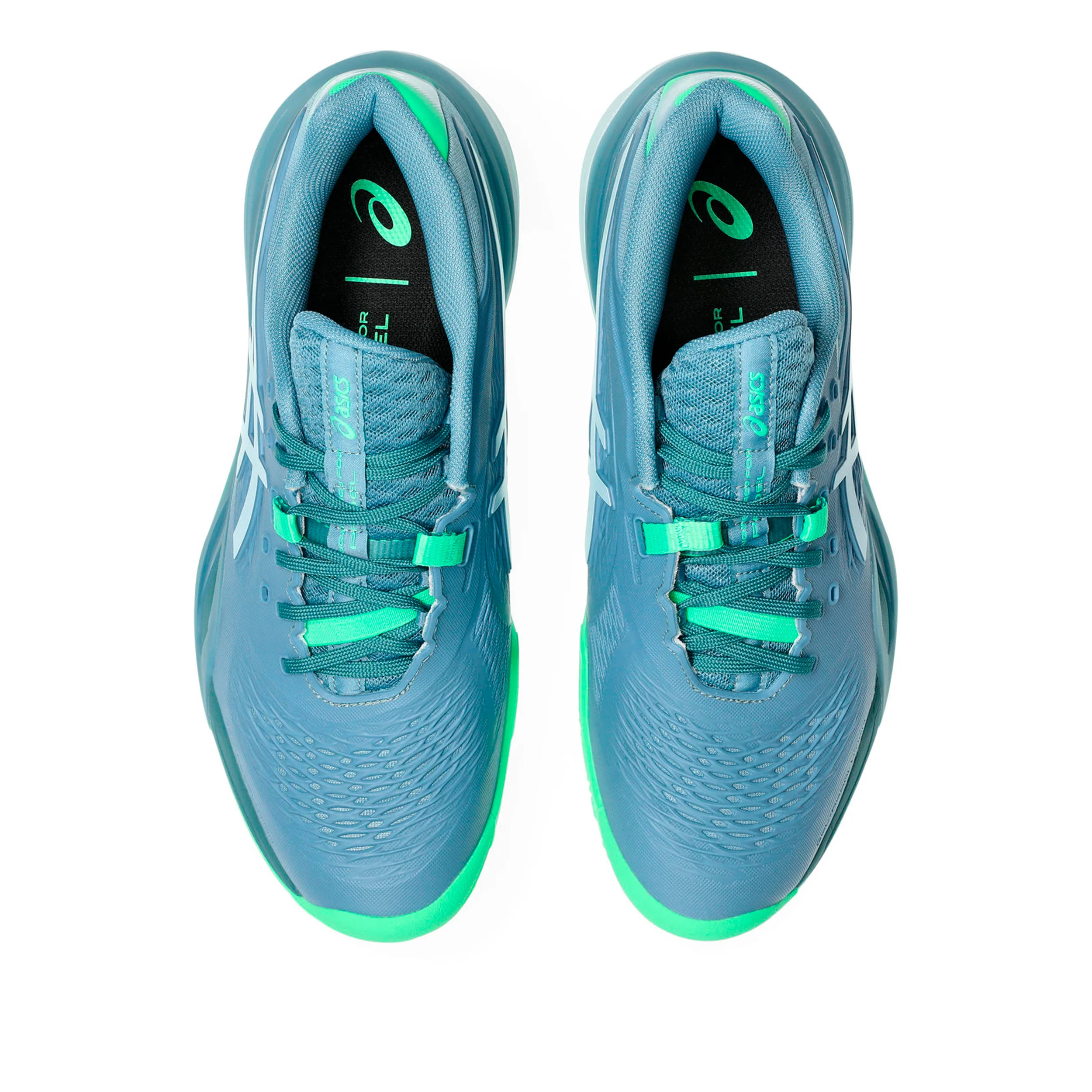 Gel-Resolution X Padelschuh Herren - blaugrau, neongrün - Image 3