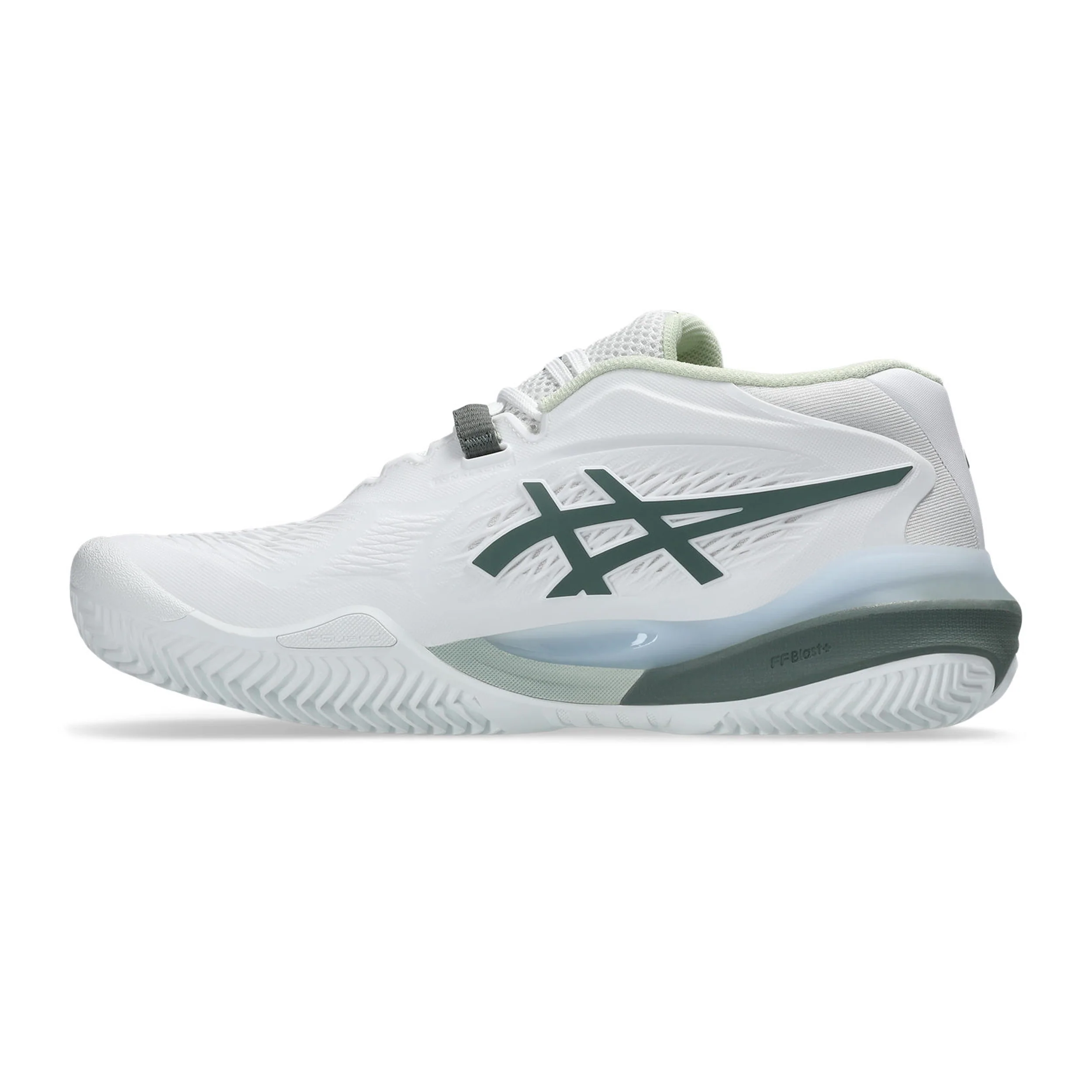 Gel-Resolution X Sandplatzschuh Damen-Weiß,Blaugrau - Image 2