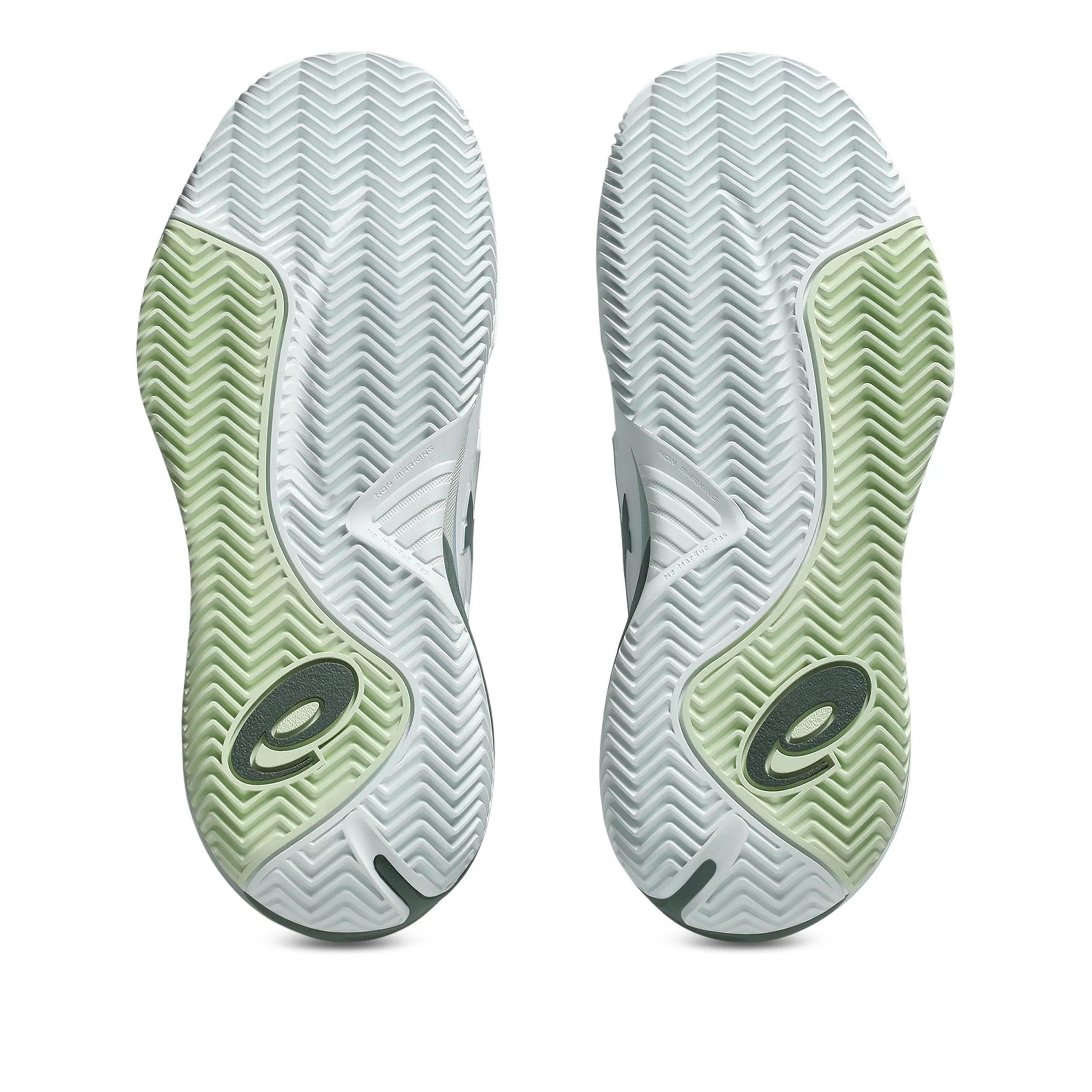 Gel-Resolution X Sandplatzschuh Damen-Weiß,Blaugrau - Image 4