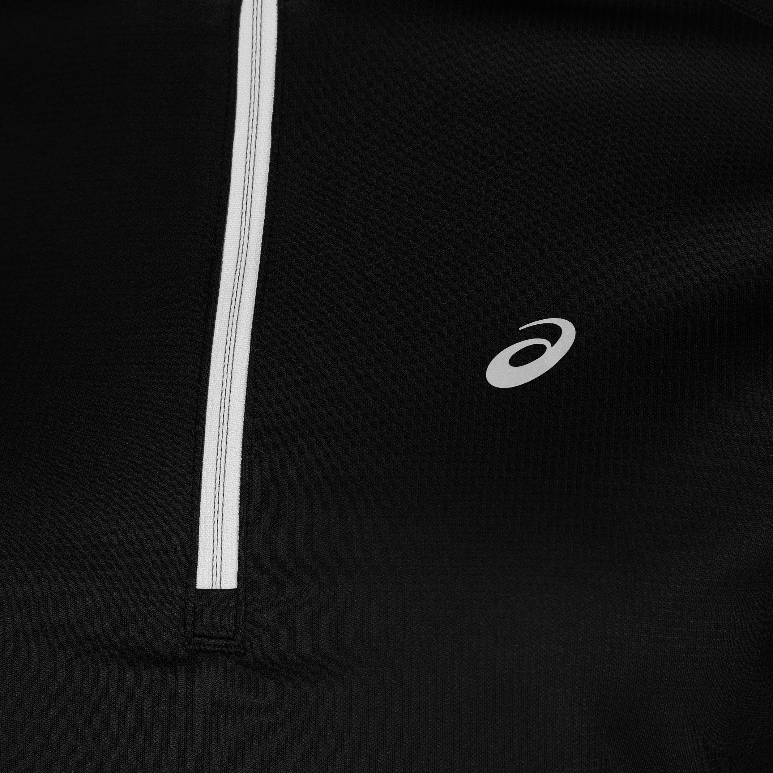 Icon 1/2 Zip Laufshirt Damen-Schwarz - Image 3