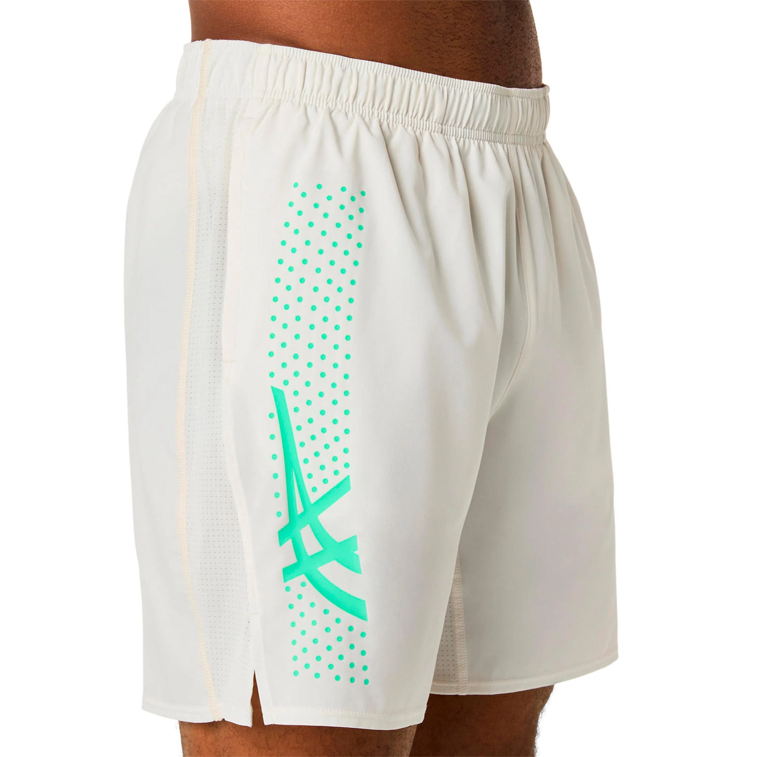 Icon 7in Laufshorts Herren-beige, grün - Image 6