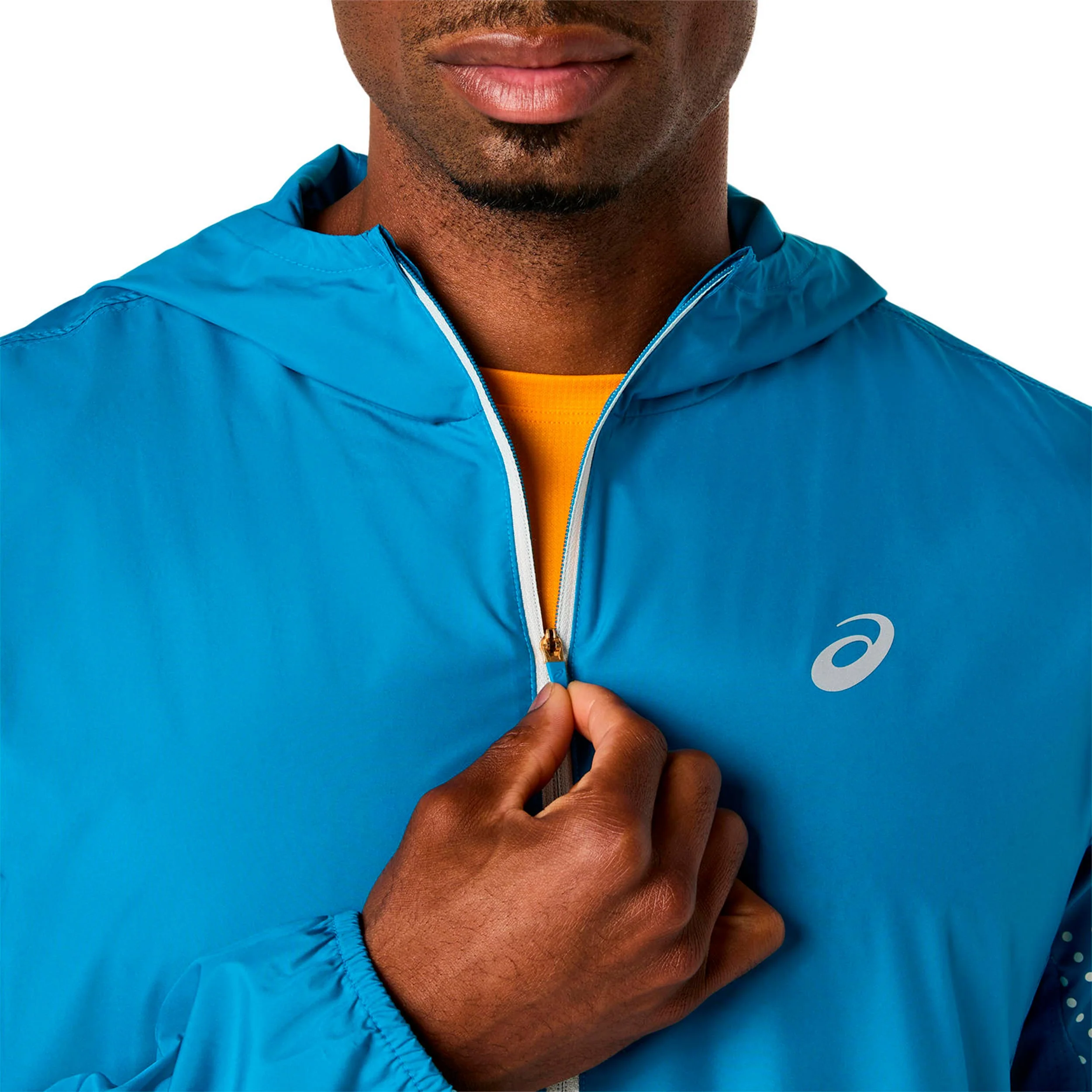 Icon Laufjacke Herren-blau, beige - Image 5