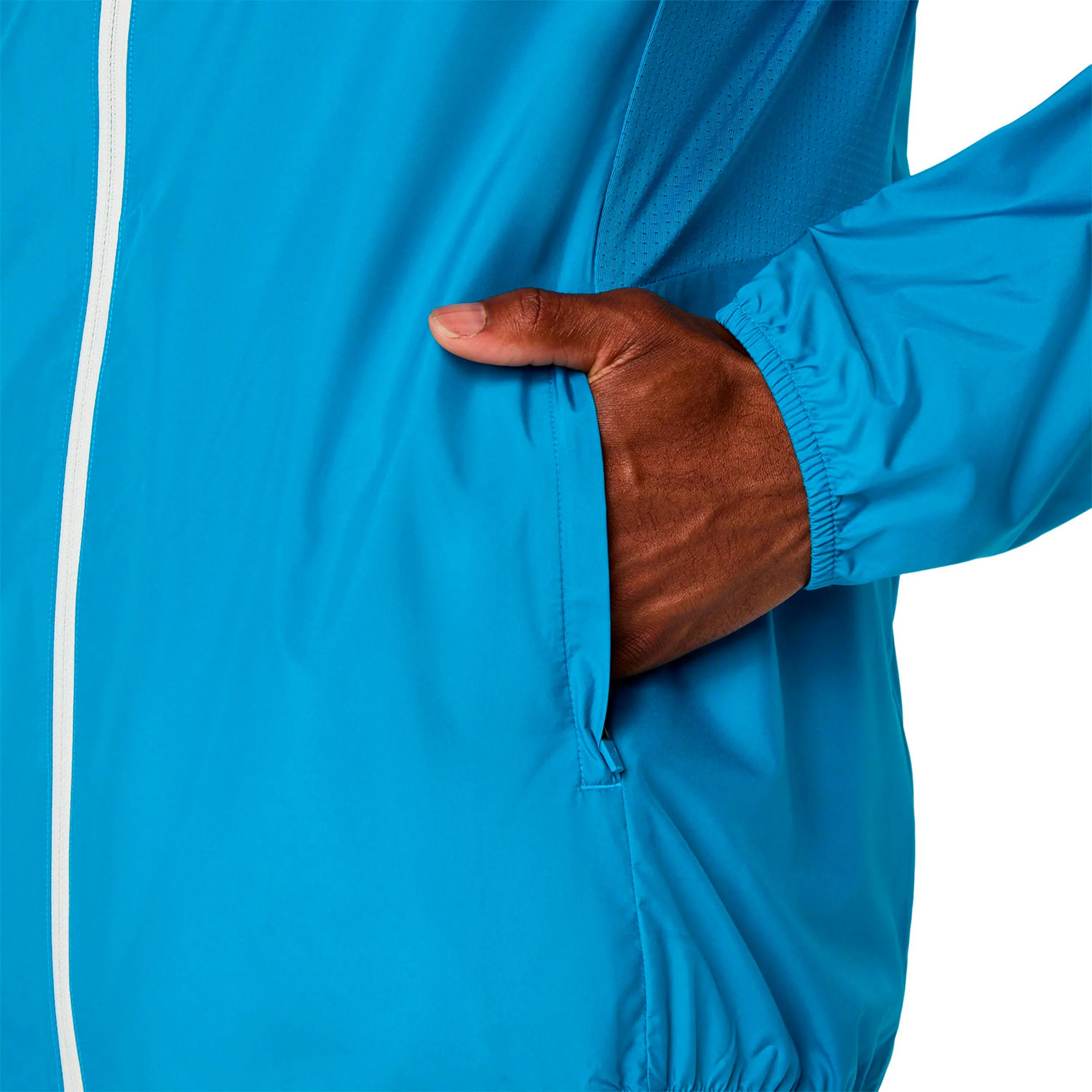 Icon Laufjacke Herren-blau, beige - Image 7