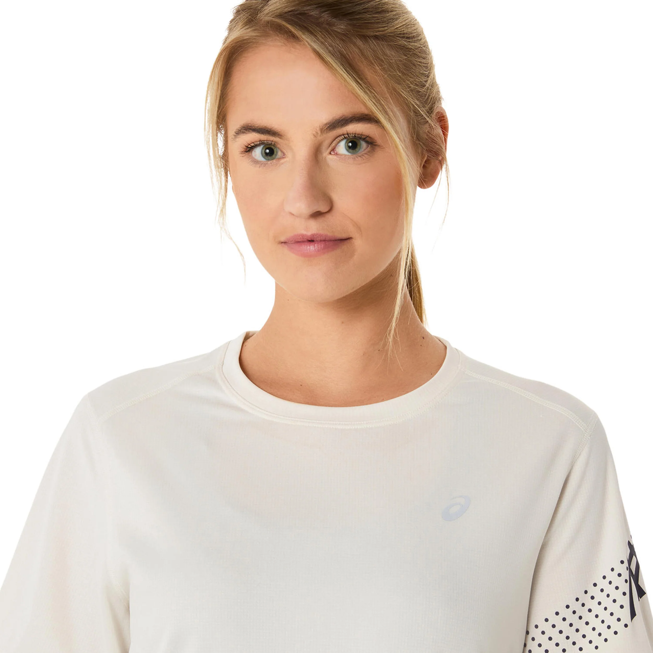Icon Laufshirt Damen-Creme - Image 7