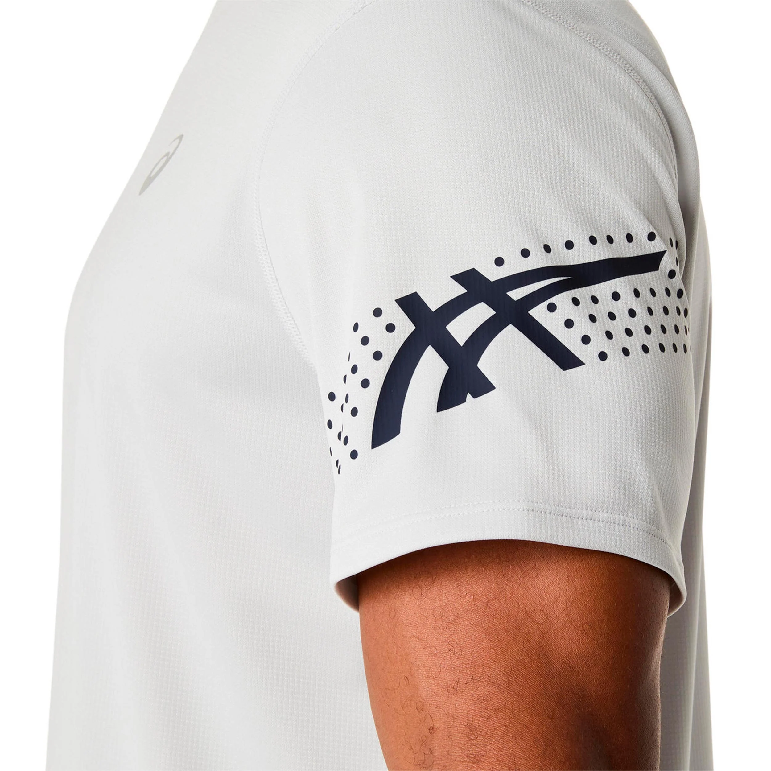 Icon Laufshirt Herren-hellgrau, dunkelblau - Image 5