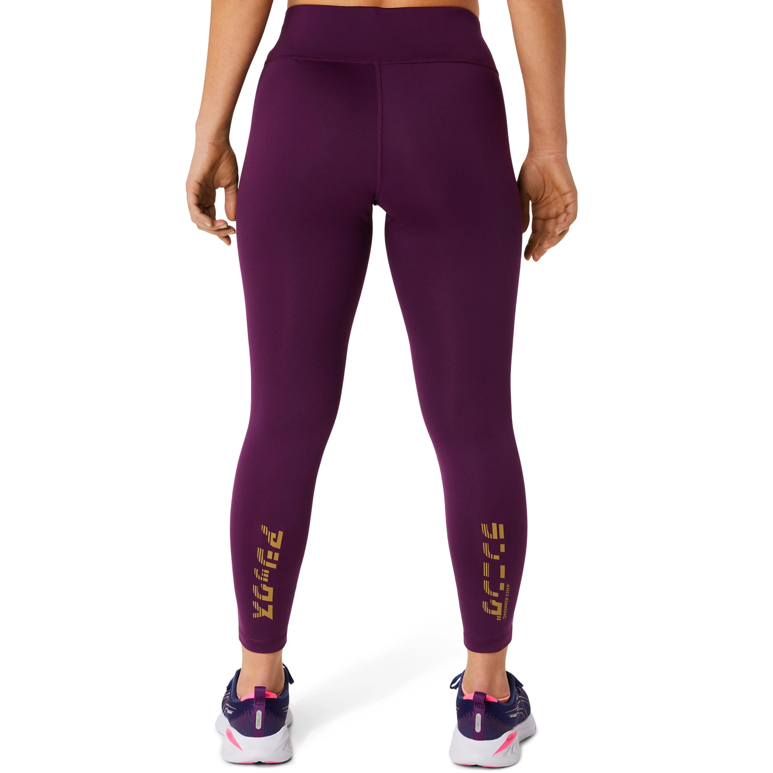 Katakana Crop Tight Damen-Lila - Image 6