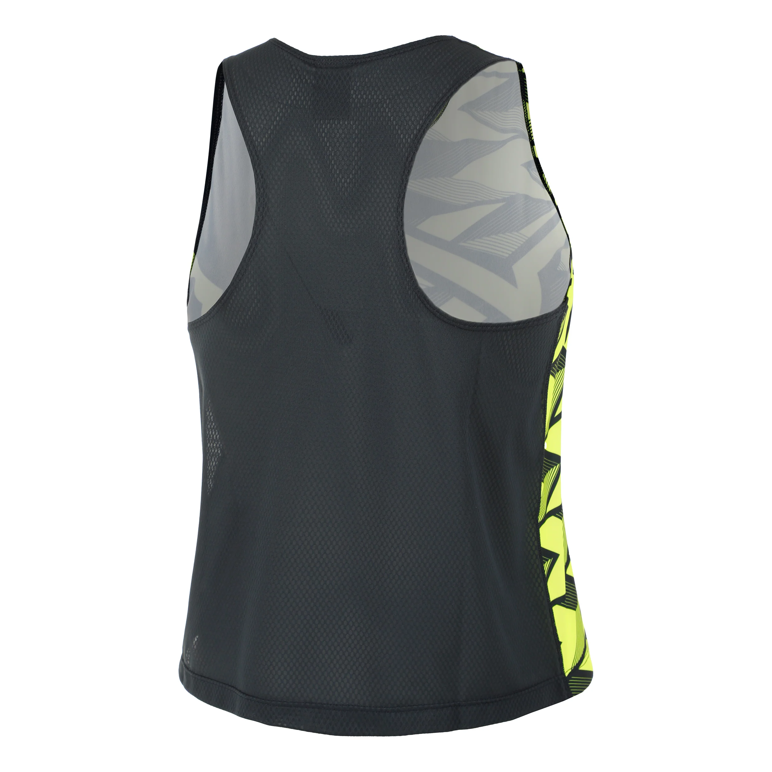 Light Graphic Tank-Top Damen-Dunkelblau,Neongelb - Image 2