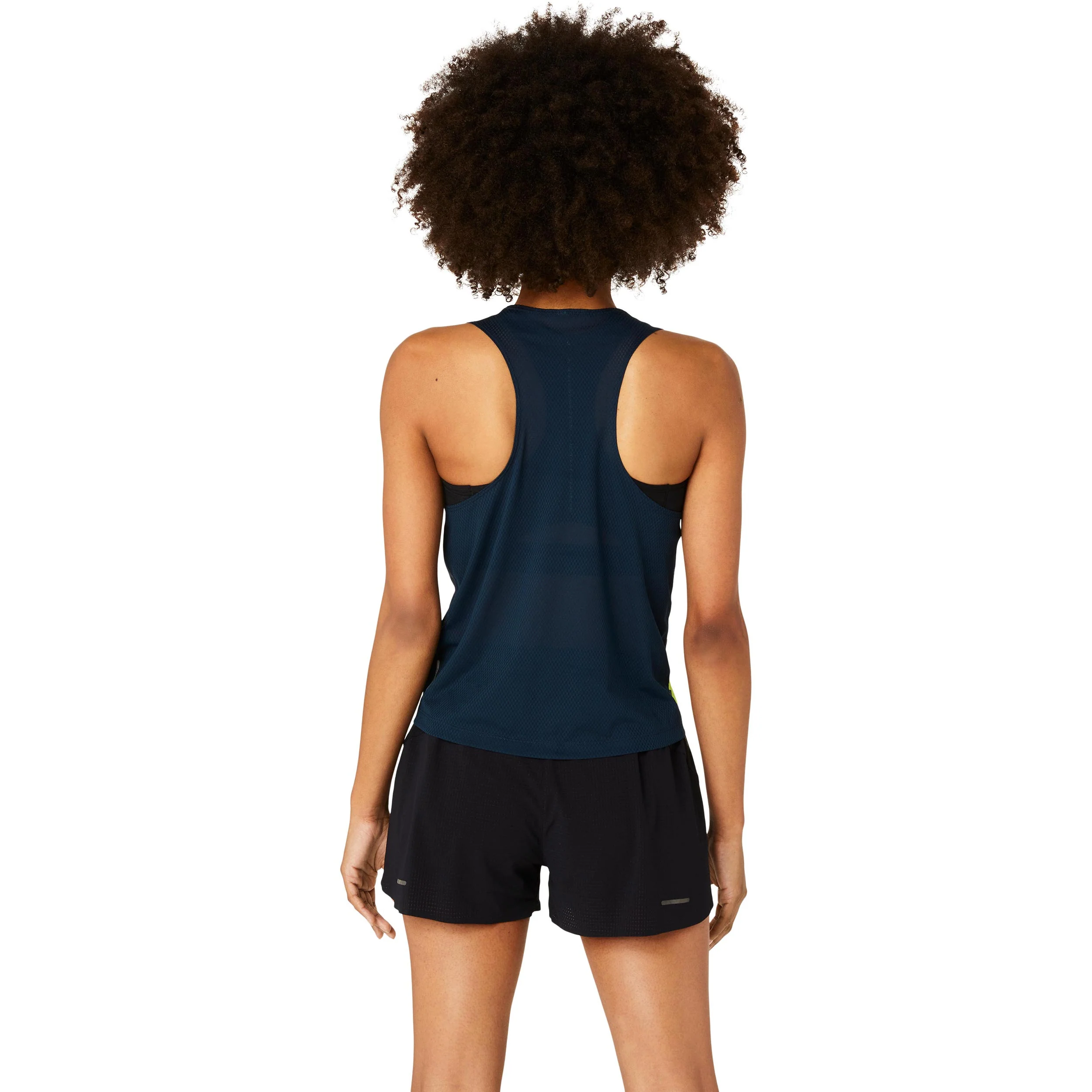 Light Graphic Tank-Top Damen-Dunkelblau,Neongelb - Image 7