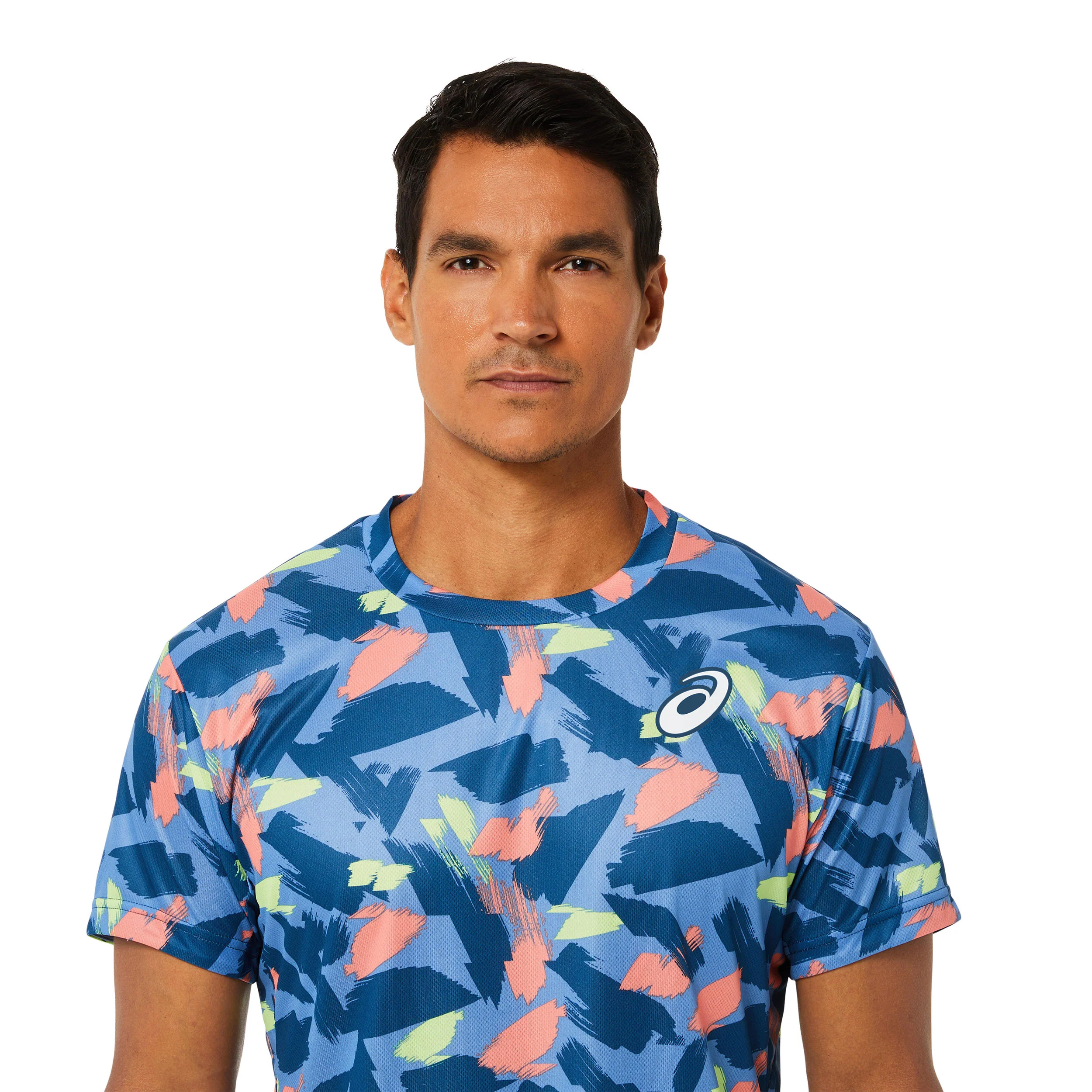 Match Graphic T-Shirt Herren-Blau - Image 6