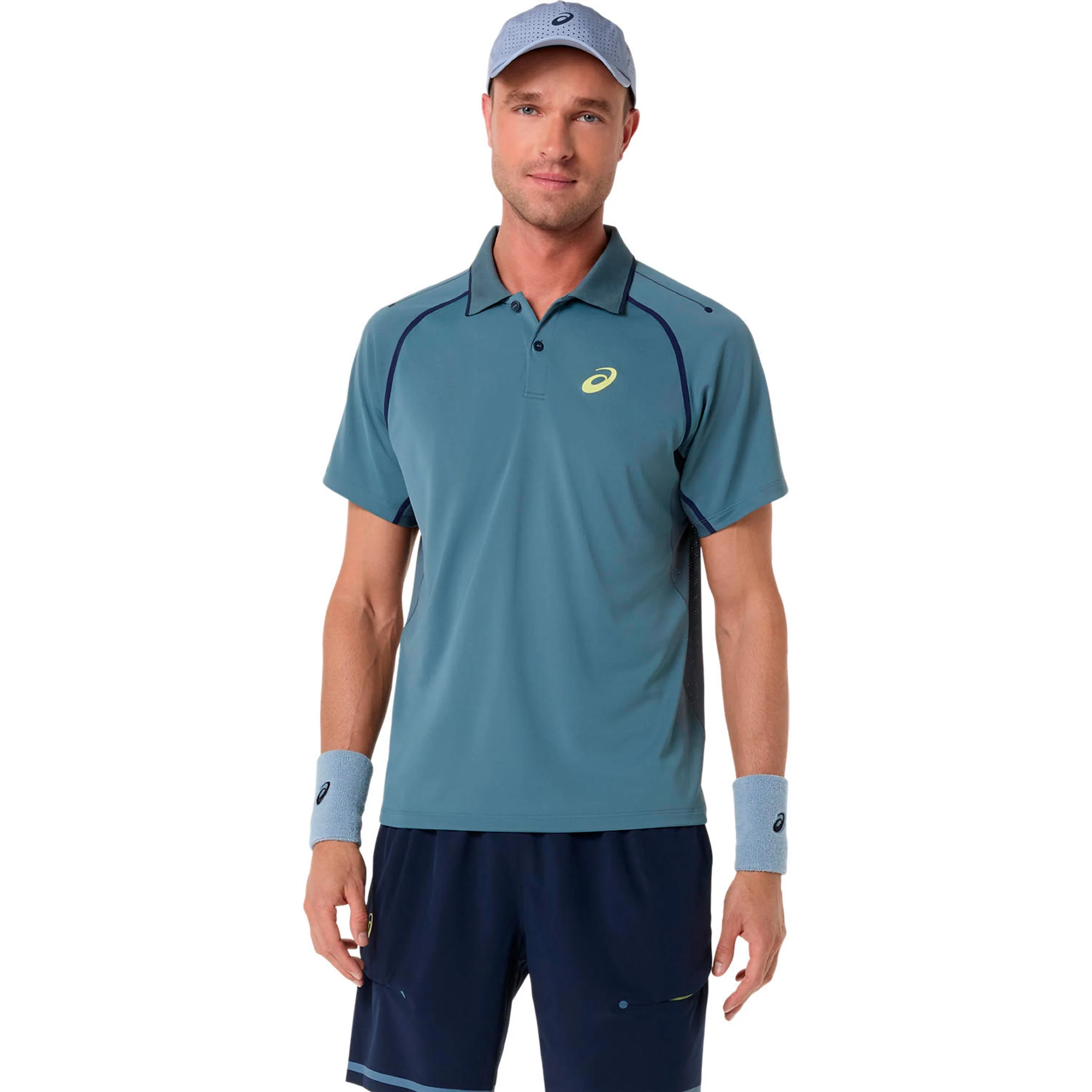 Match Polo Herren - petrol