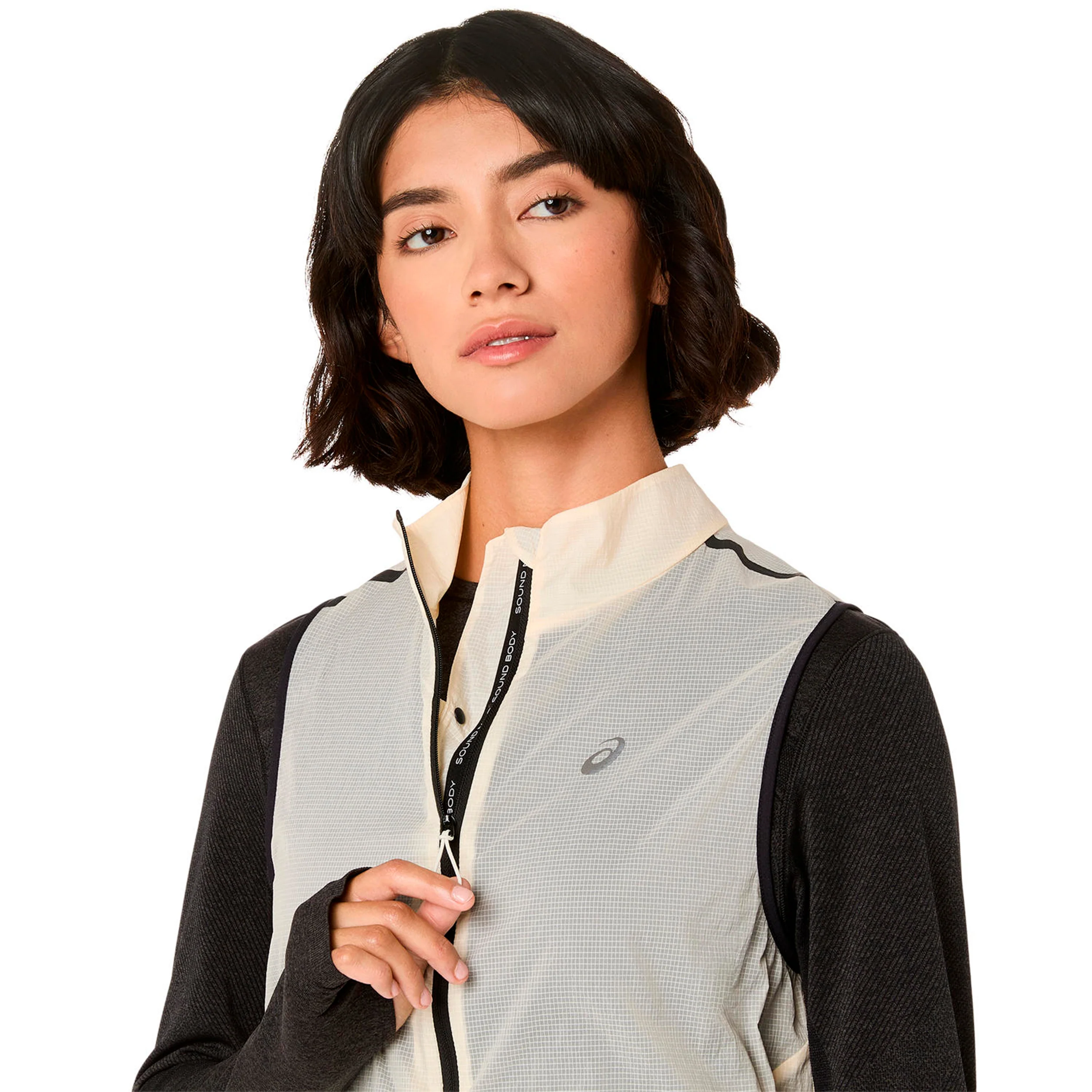 Metarun Packable Laufweste Damen-beige - Image 4