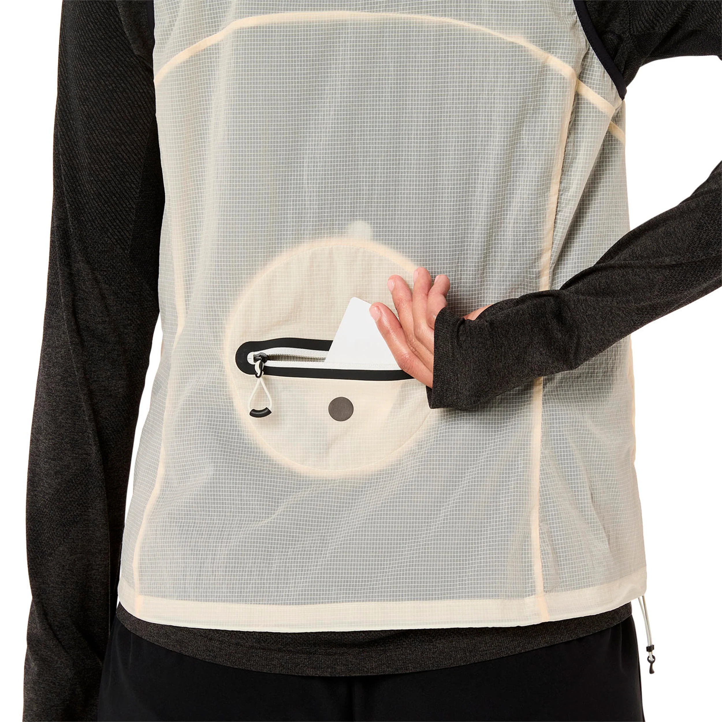 Metarun Packable Laufweste Damen-beige - Image 7