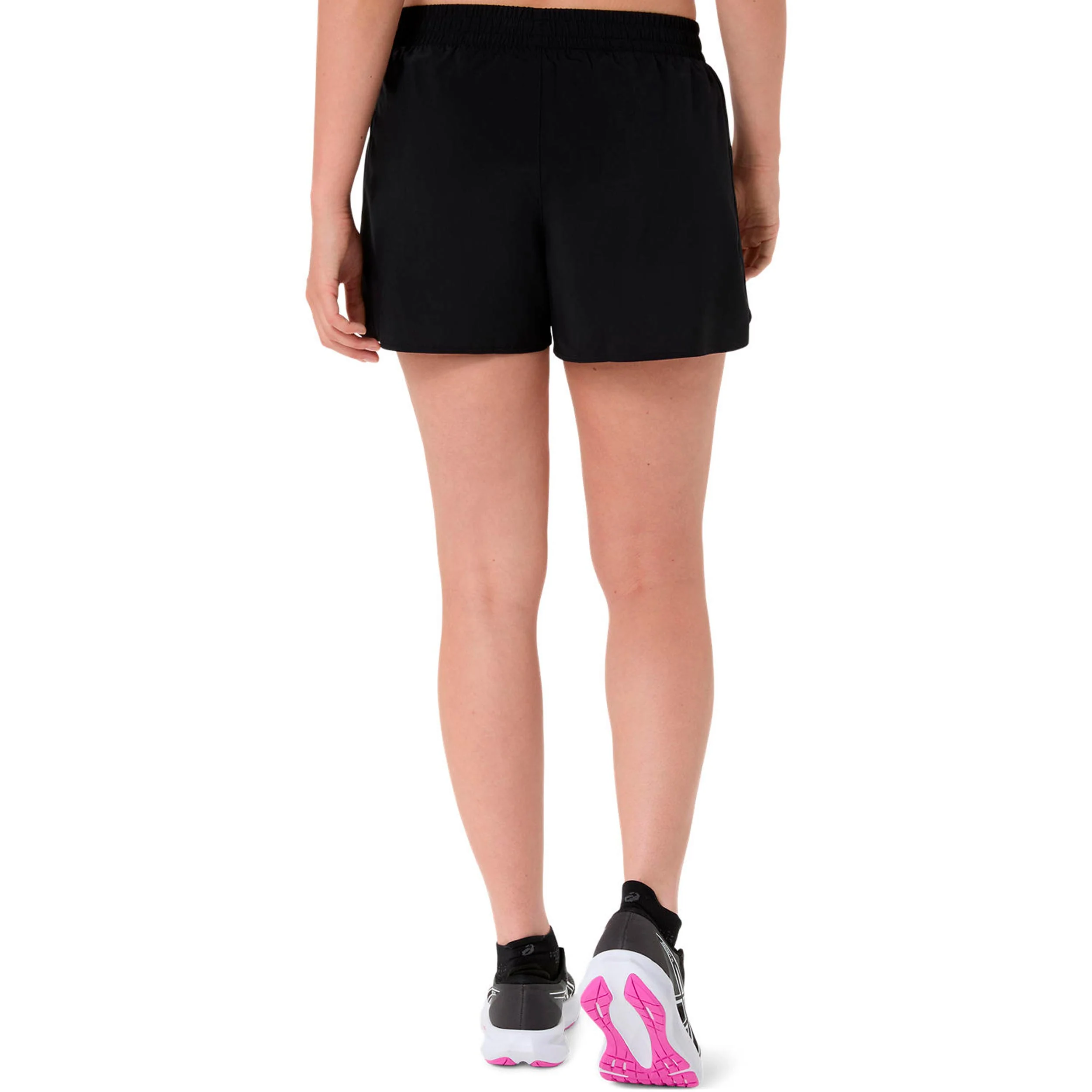 Metarun Split Laufshorts Damen-schwarz - Image 2