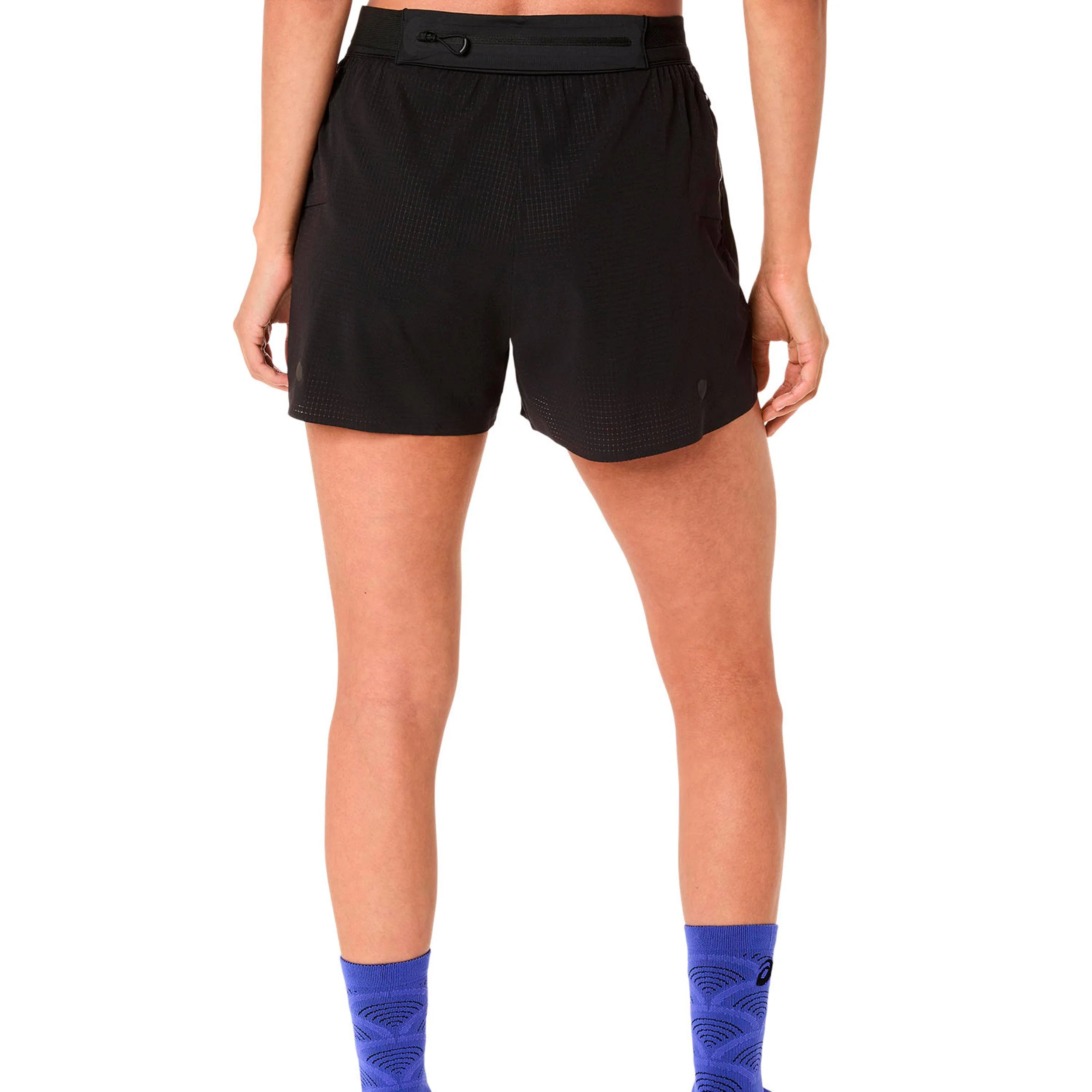 Metarun Split Laufshorts Damen-schwarz - Image 3