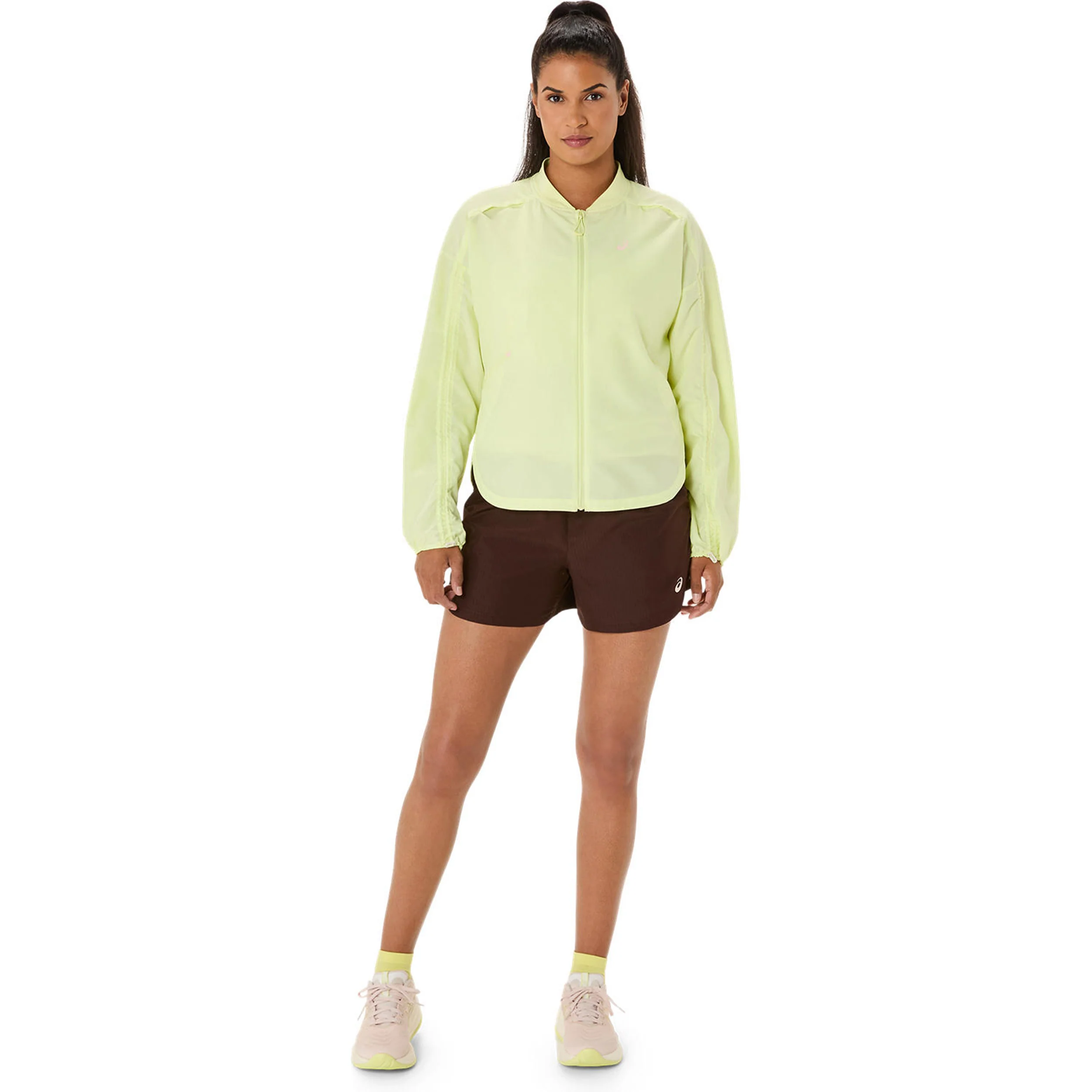 Nagino 4in Run Laufshorts Damen-braun - Image 11