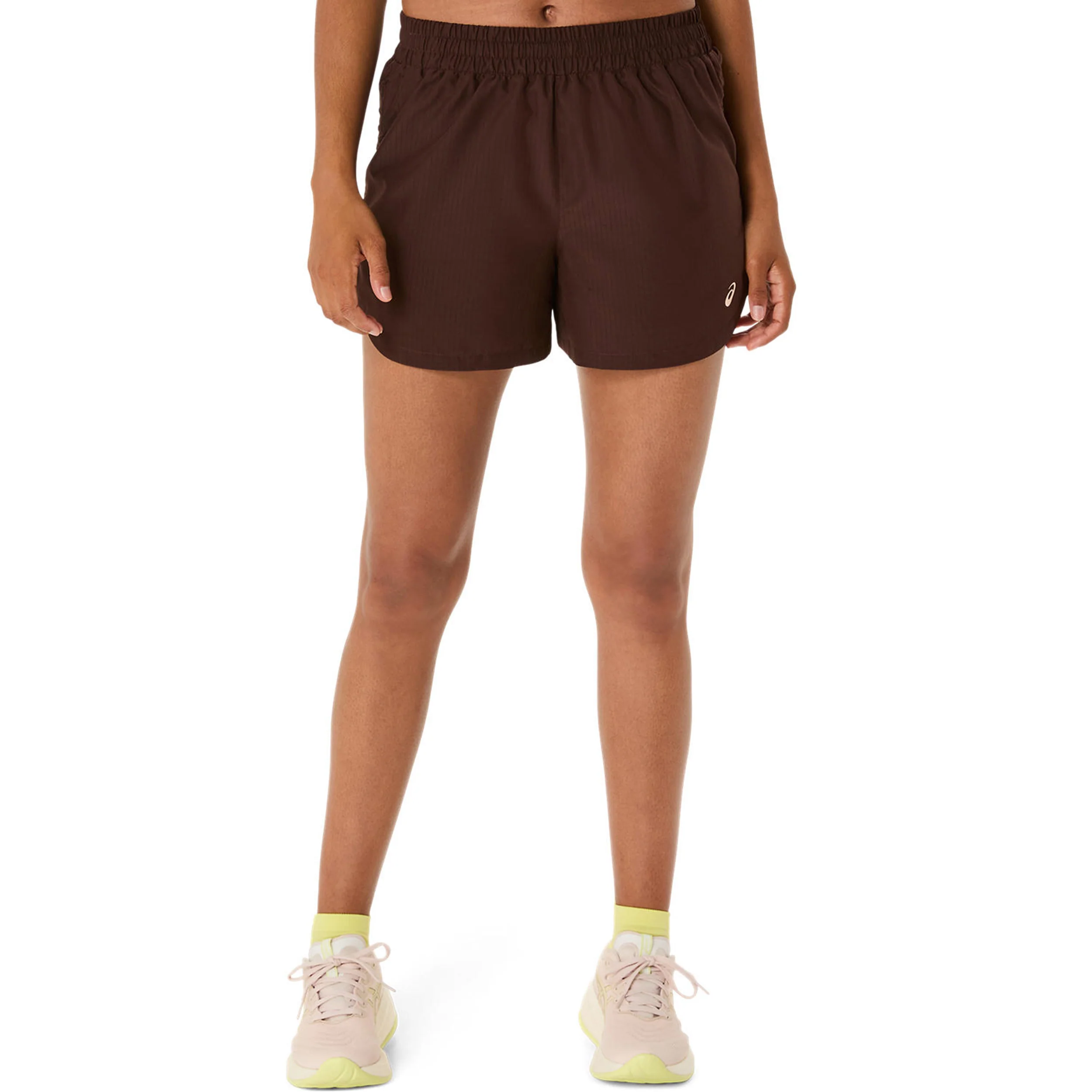 Nagino 4in Run Laufshorts Damen-braun - Image 5