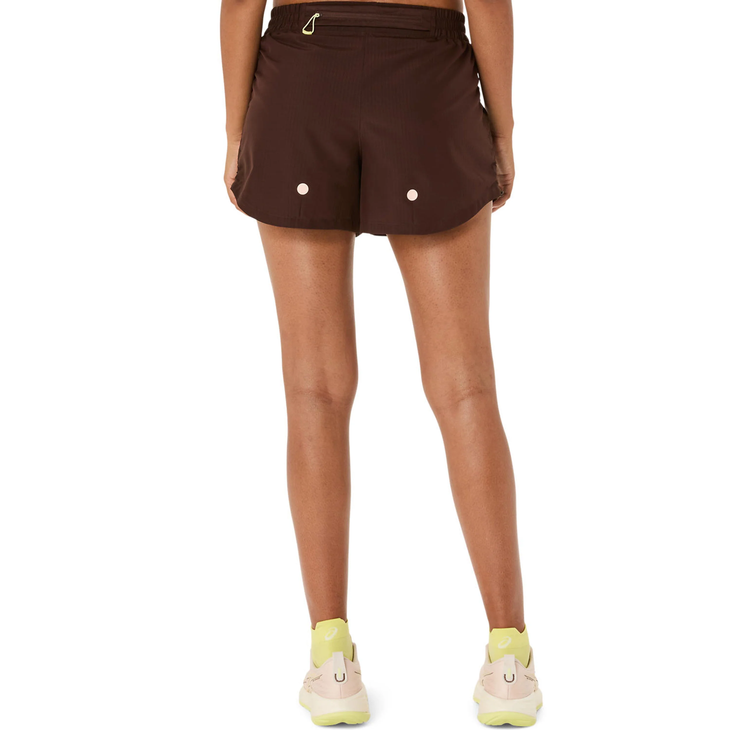 Nagino 4in Run Laufshorts Damen-braun - Image 6