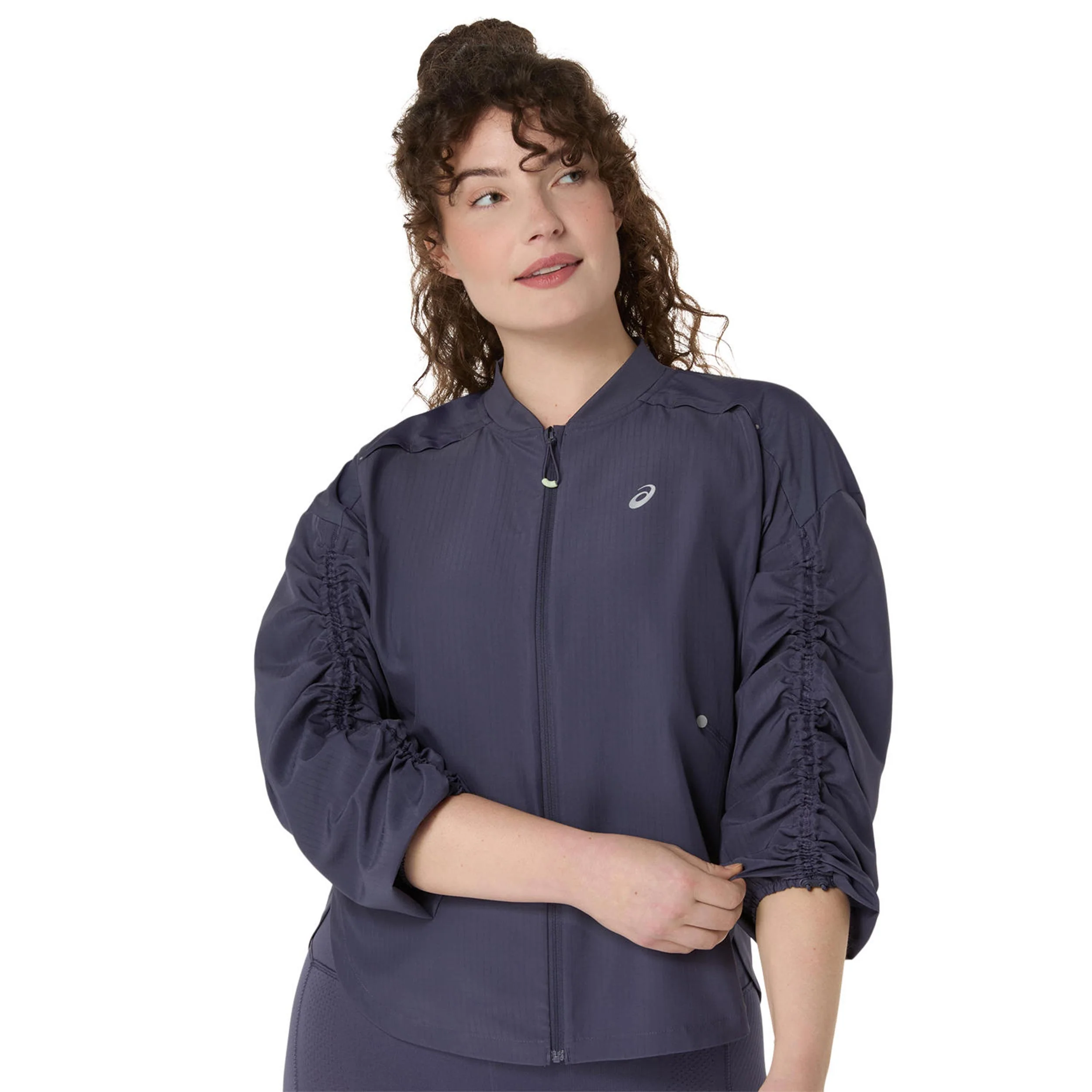 Nagino Run Adjustable Laufjacke Damen-blaugrau, blau - Image 7