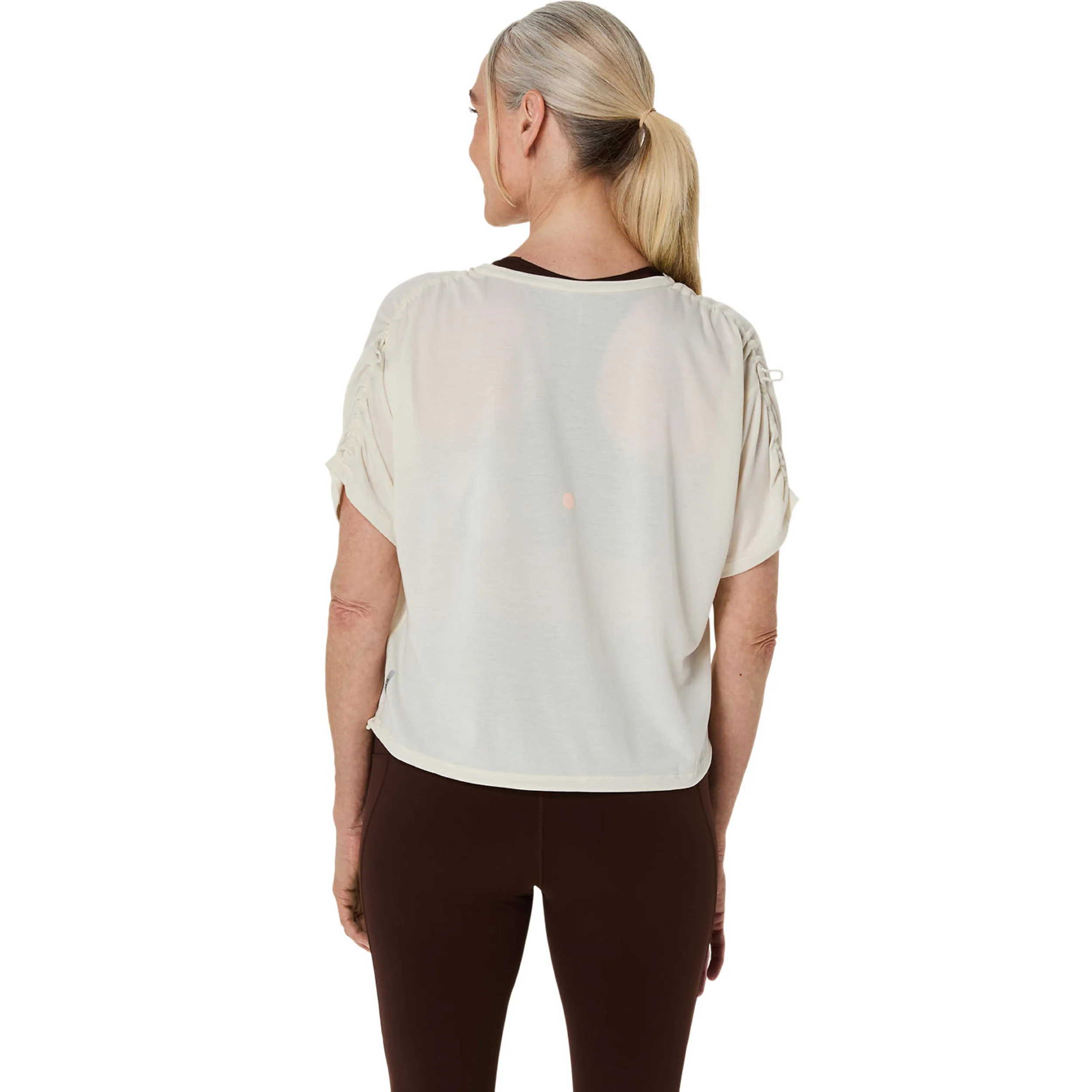 Nagino Run Laufshirt Damen-creme - Image 7
