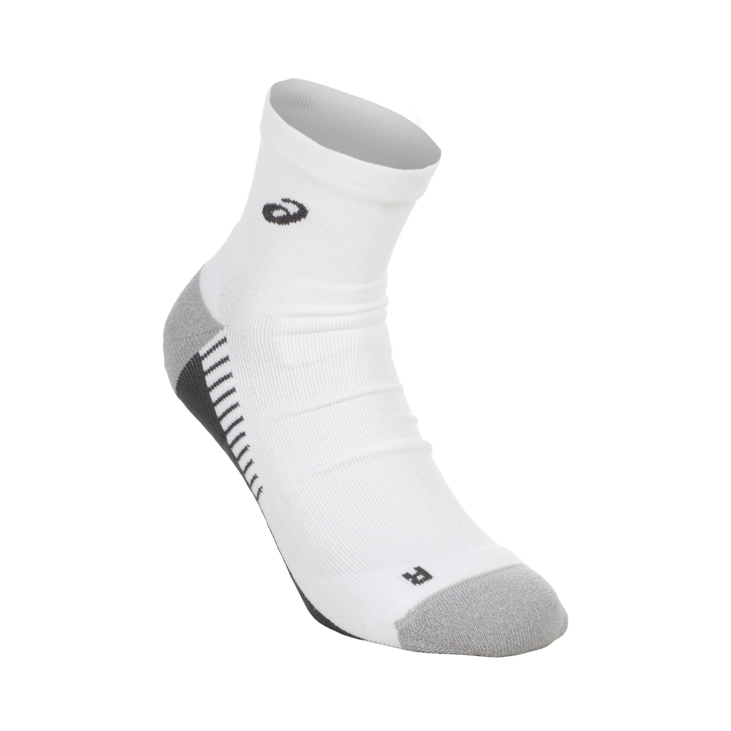 Performance Run Quarter Laufsocken - weiß, schwarz