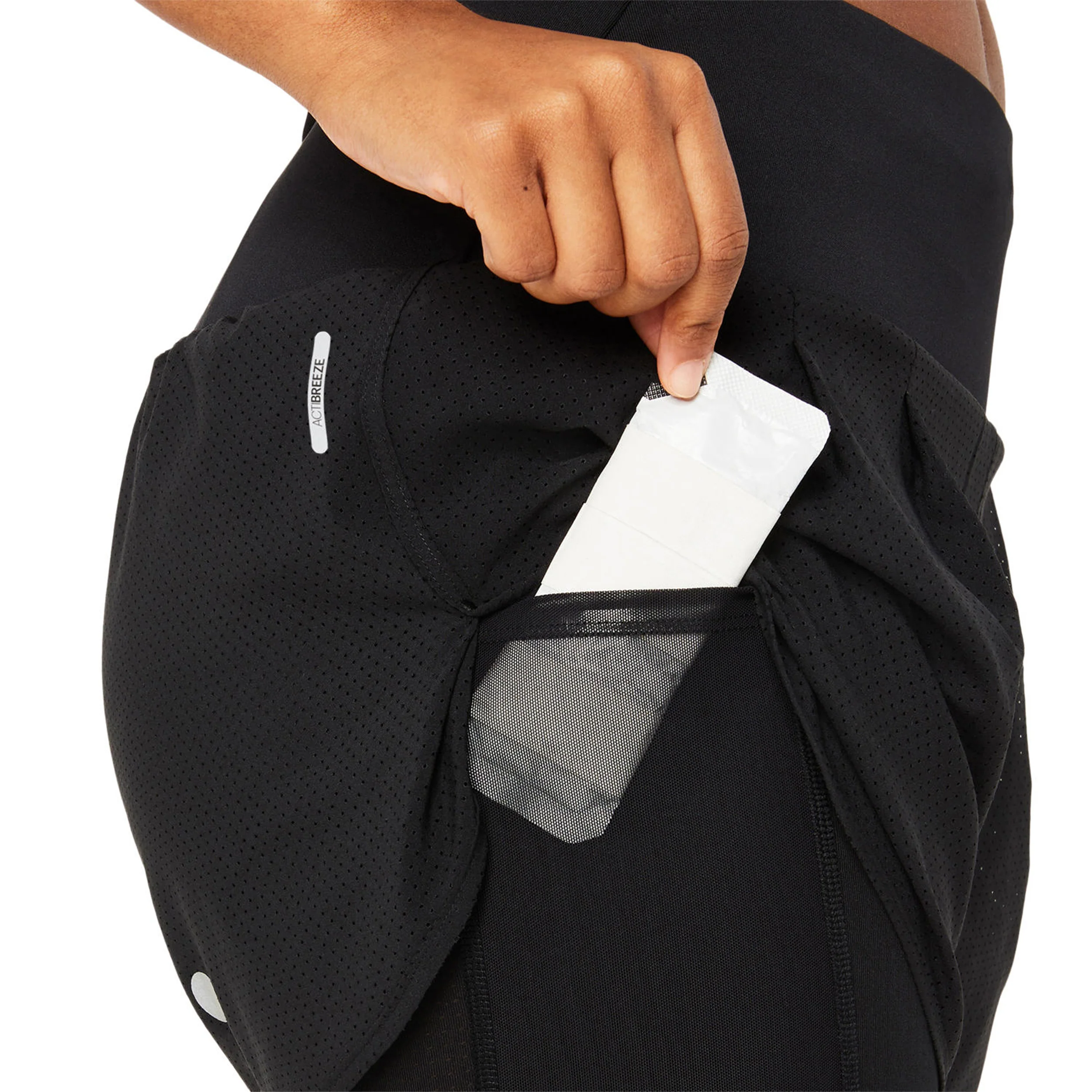 Road 2in1 3.5in Laufshorts Damen - schwarz - Image 10