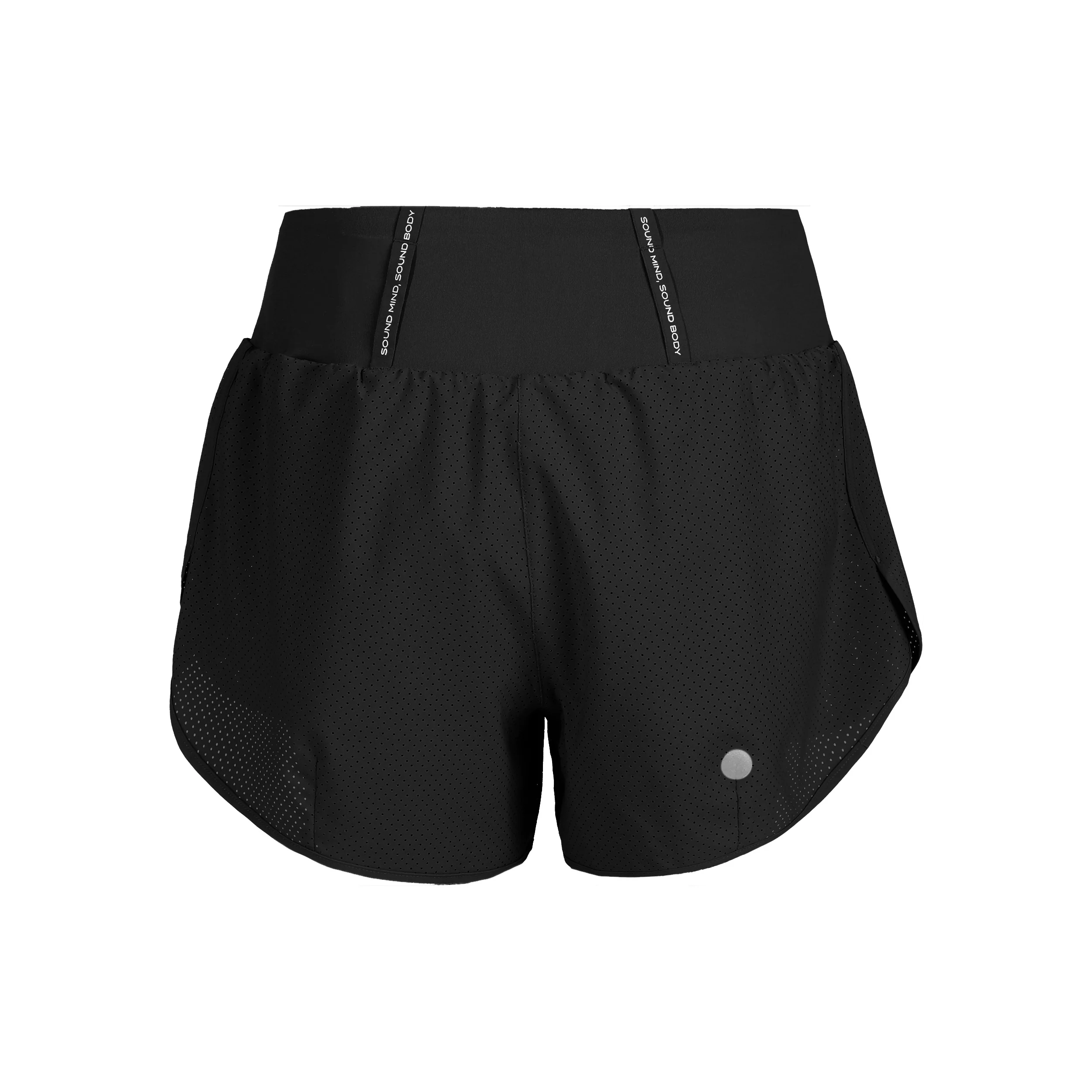 Road 2in1 3.5in Laufshorts Damen - schwarz - Image 2