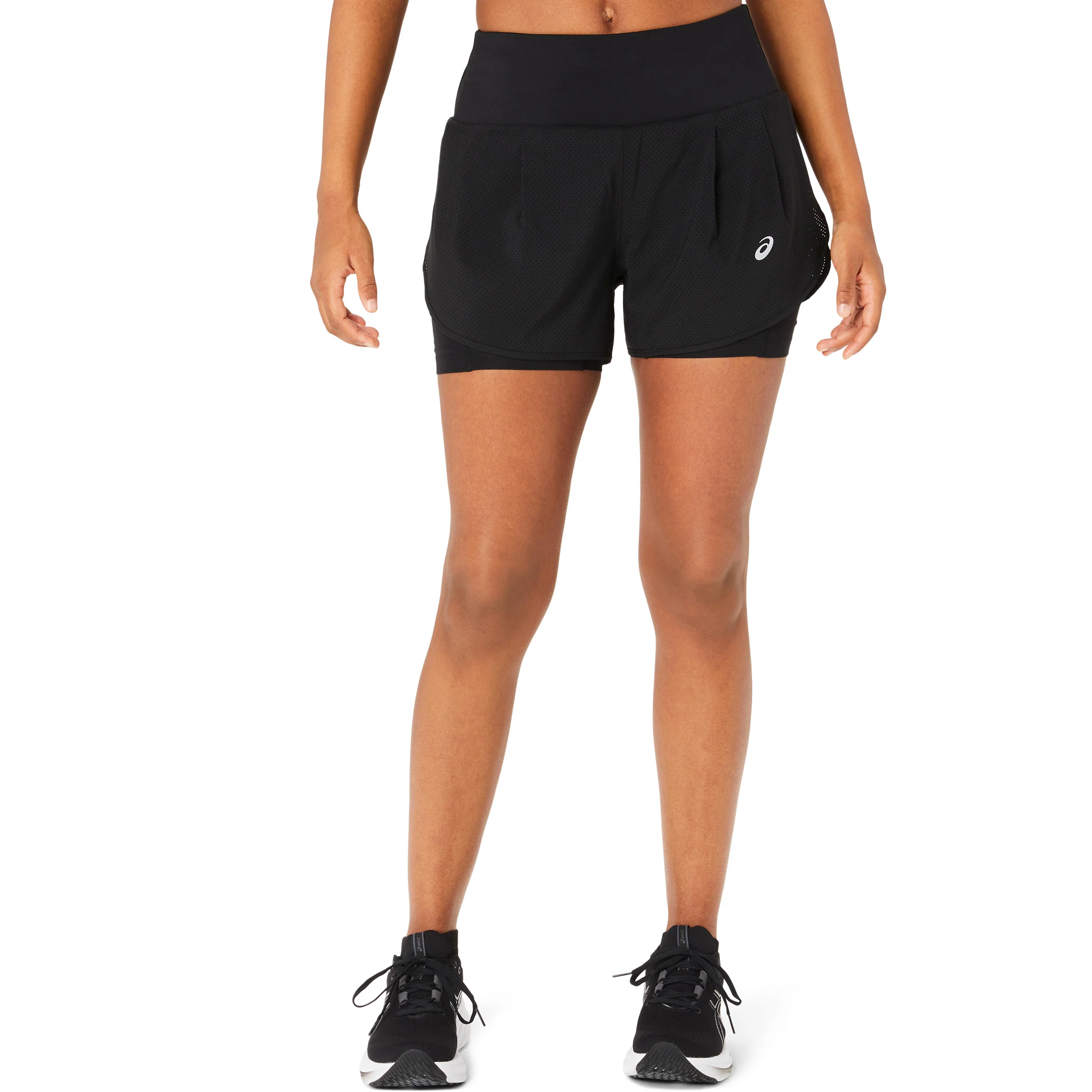 Road 2in1 3.5in Laufshorts Damen - schwarz - Image 6