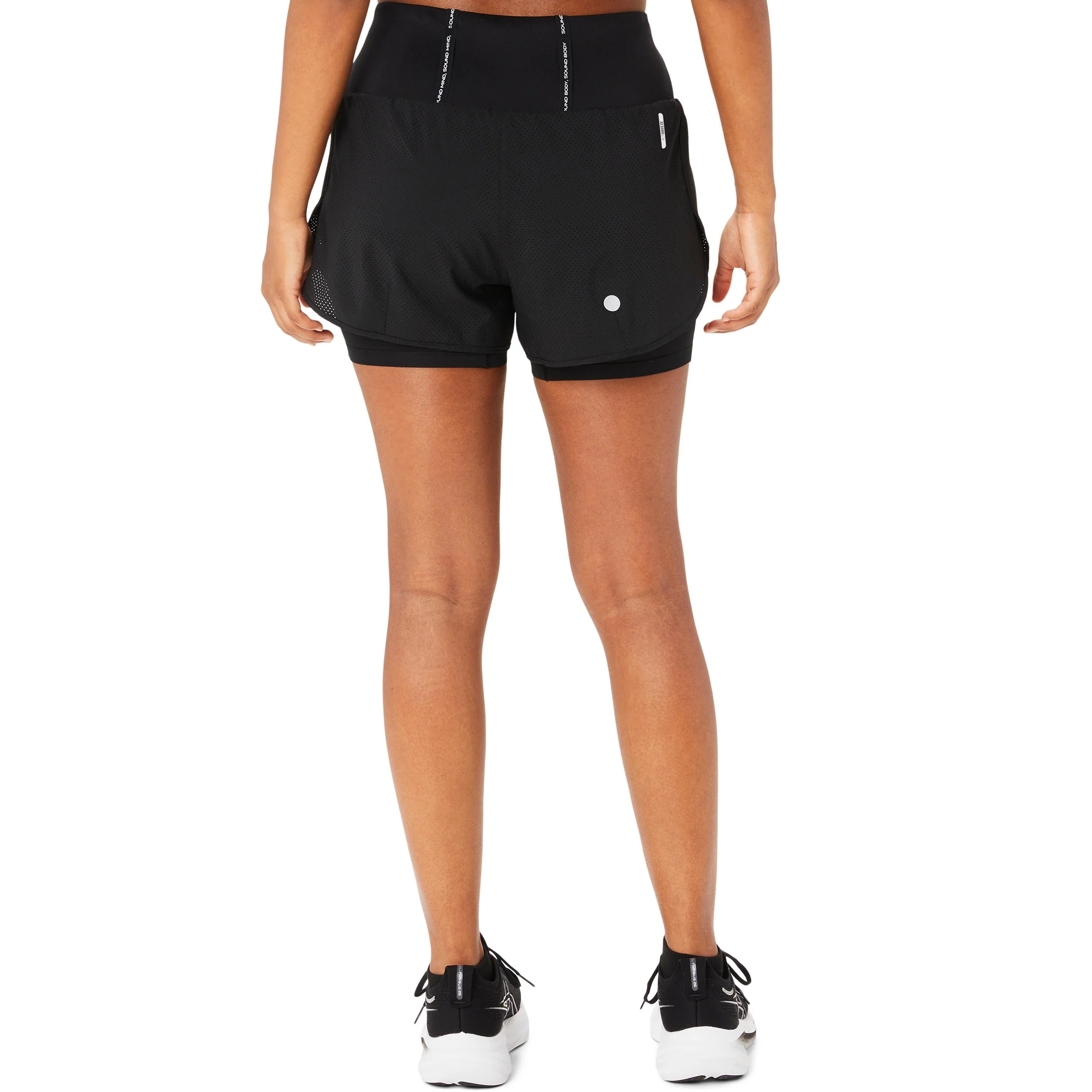 Road 2in1 3.5in Laufshorts Damen - schwarz - Image 7