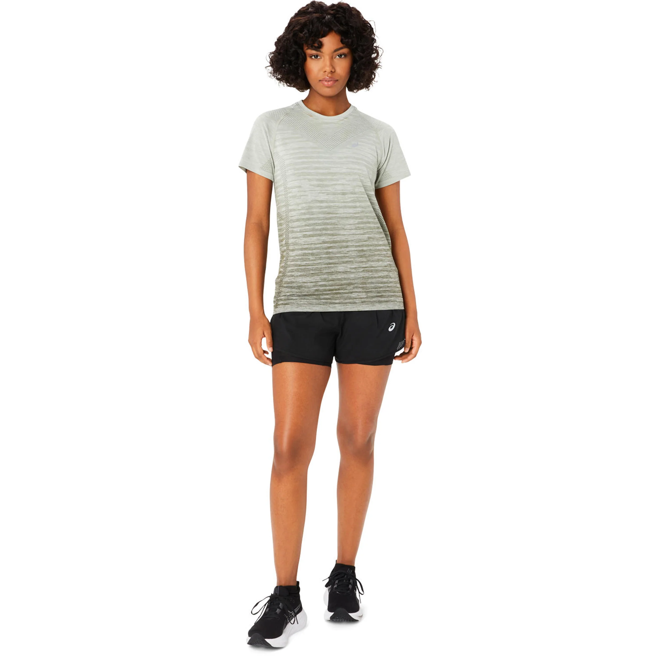 Road 2in1 3.5in Laufshorts Damen - schwarz - Image 8