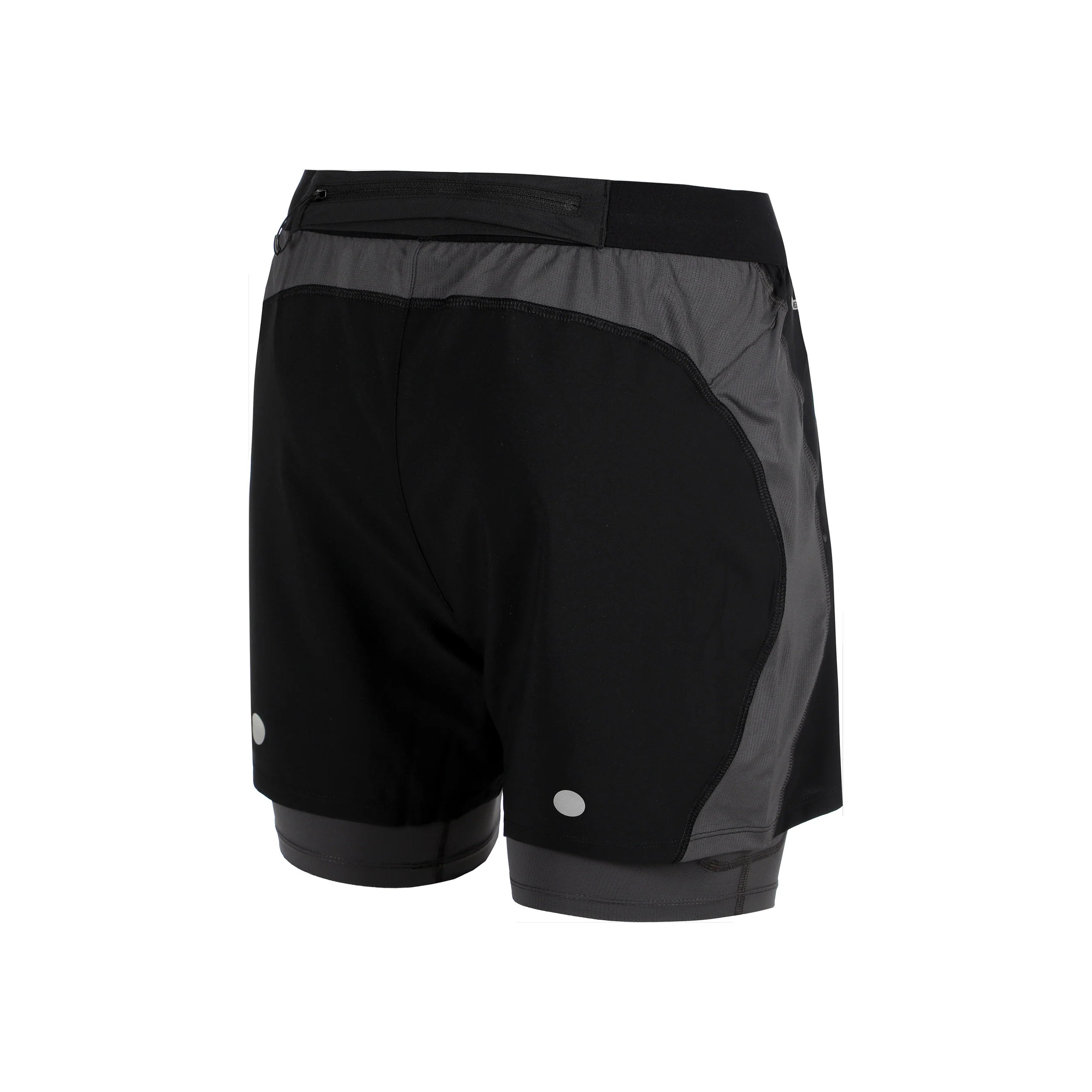 Road 2in1 5in Laufshorts Herren-schwarz, dunkelgrau - Image 2