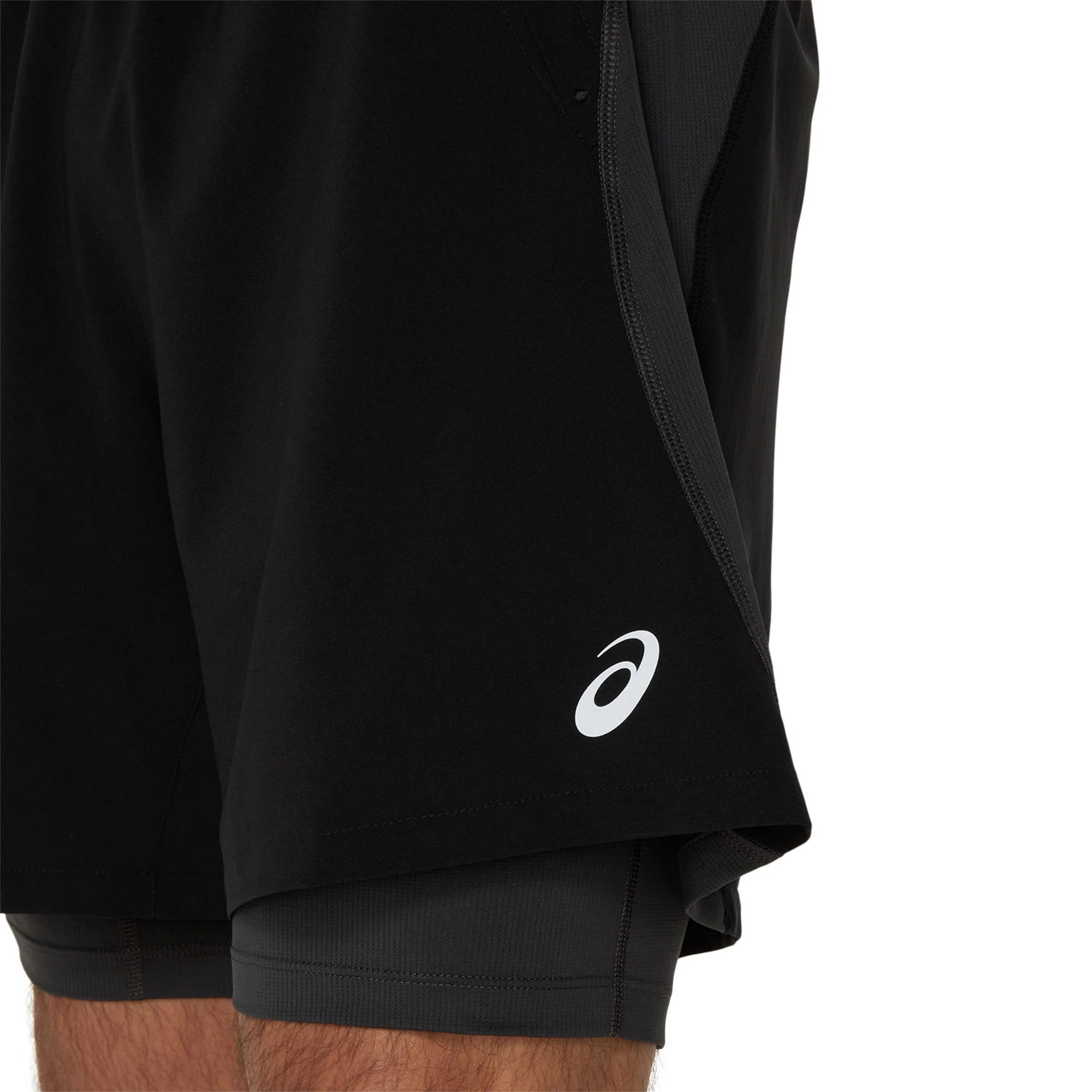 Road 2in1 7in Laufshorts Herren-Schwarz - Image 11