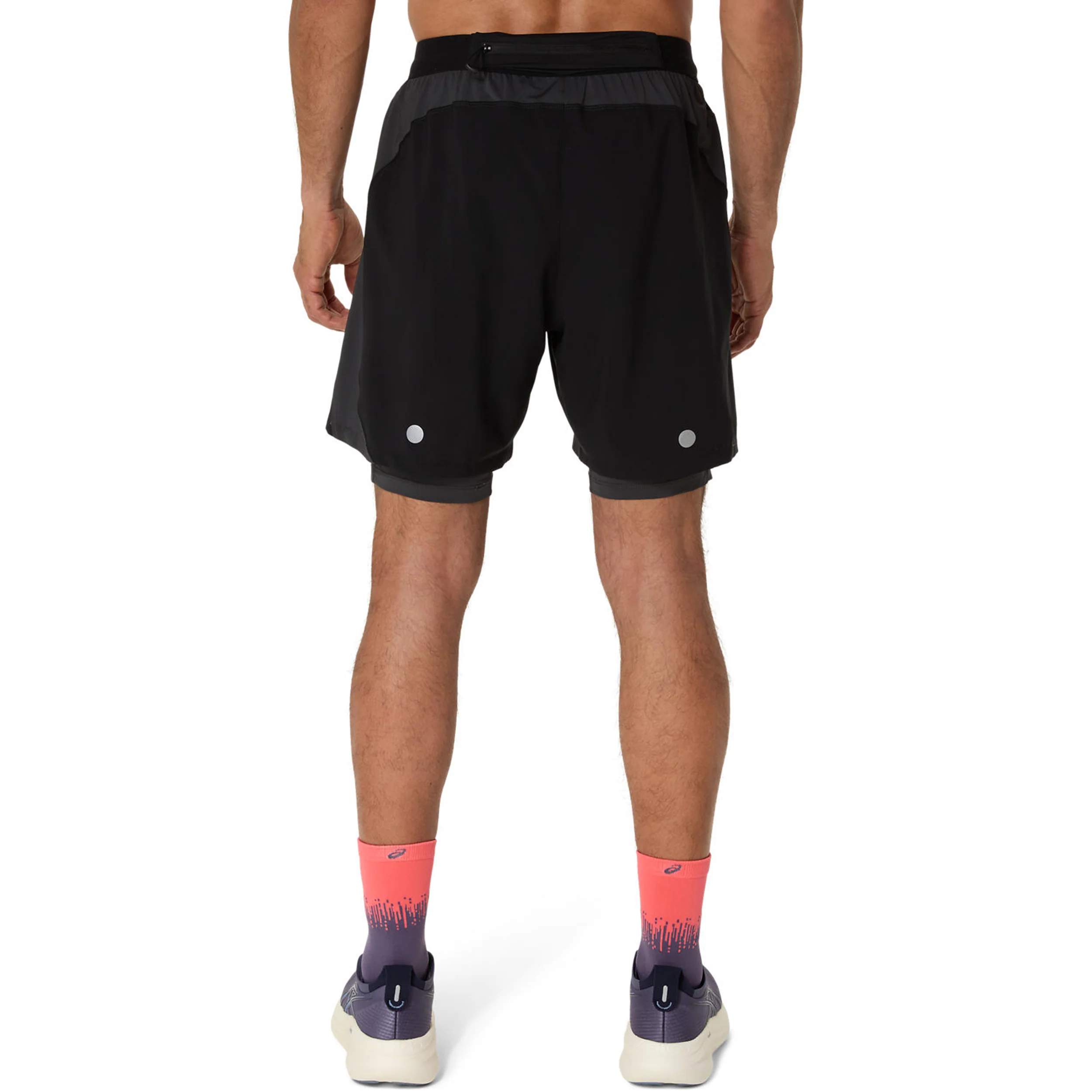 Road 2in1 7in Laufshorts Herren-Schwarz - Image 9