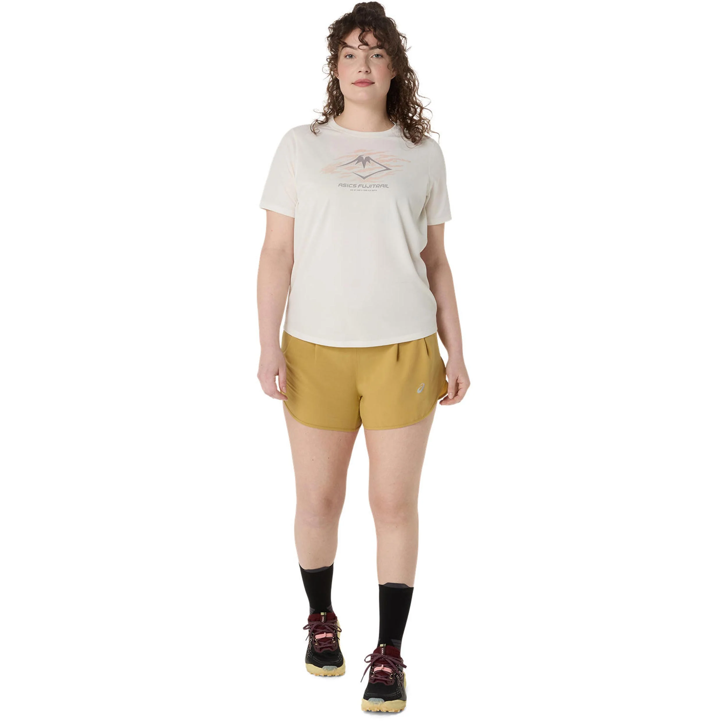 Road 3.5in Laufshorts Damen-caramel - Image 7