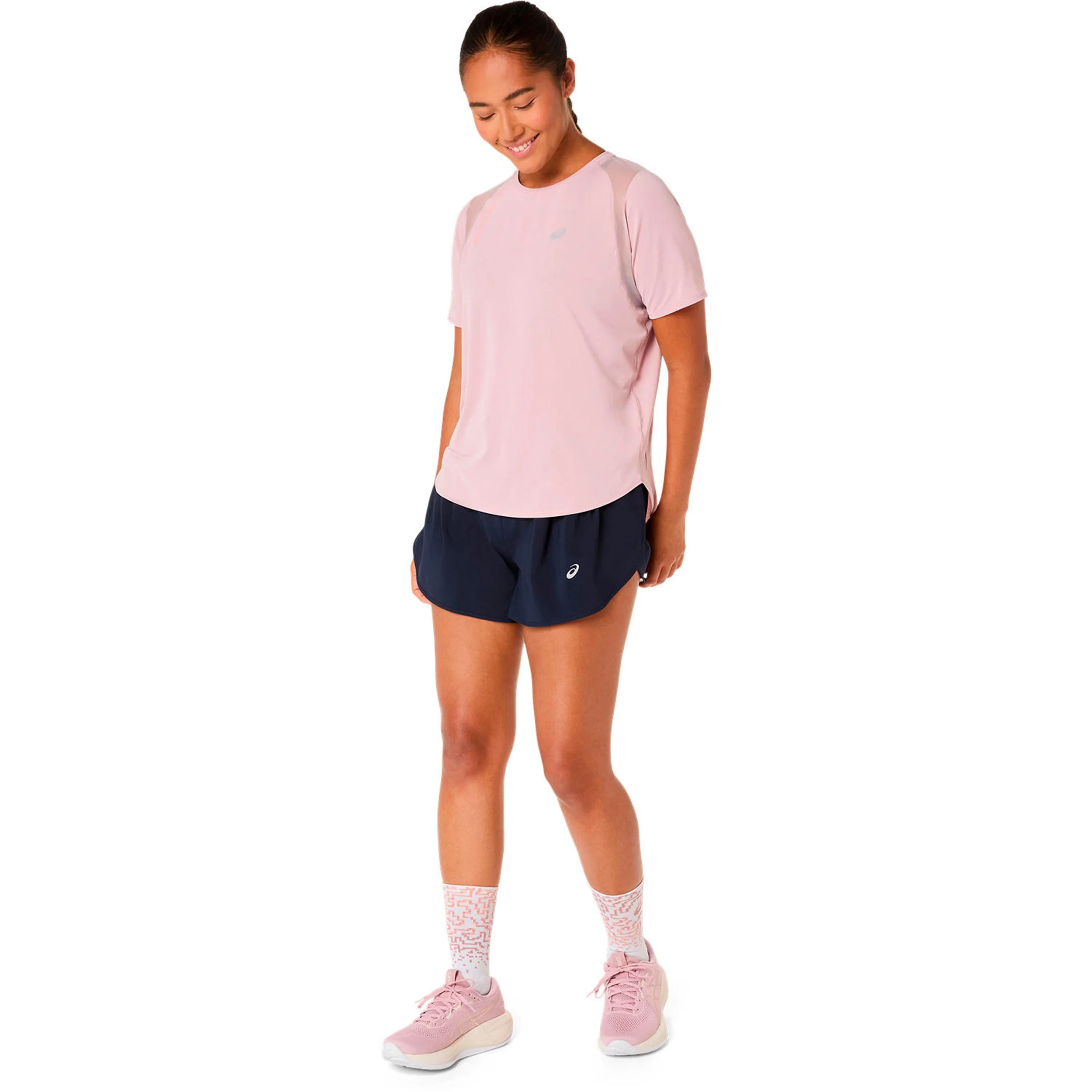 Road 3.5in Laufshorts Damen-dunkelblau - Image 2