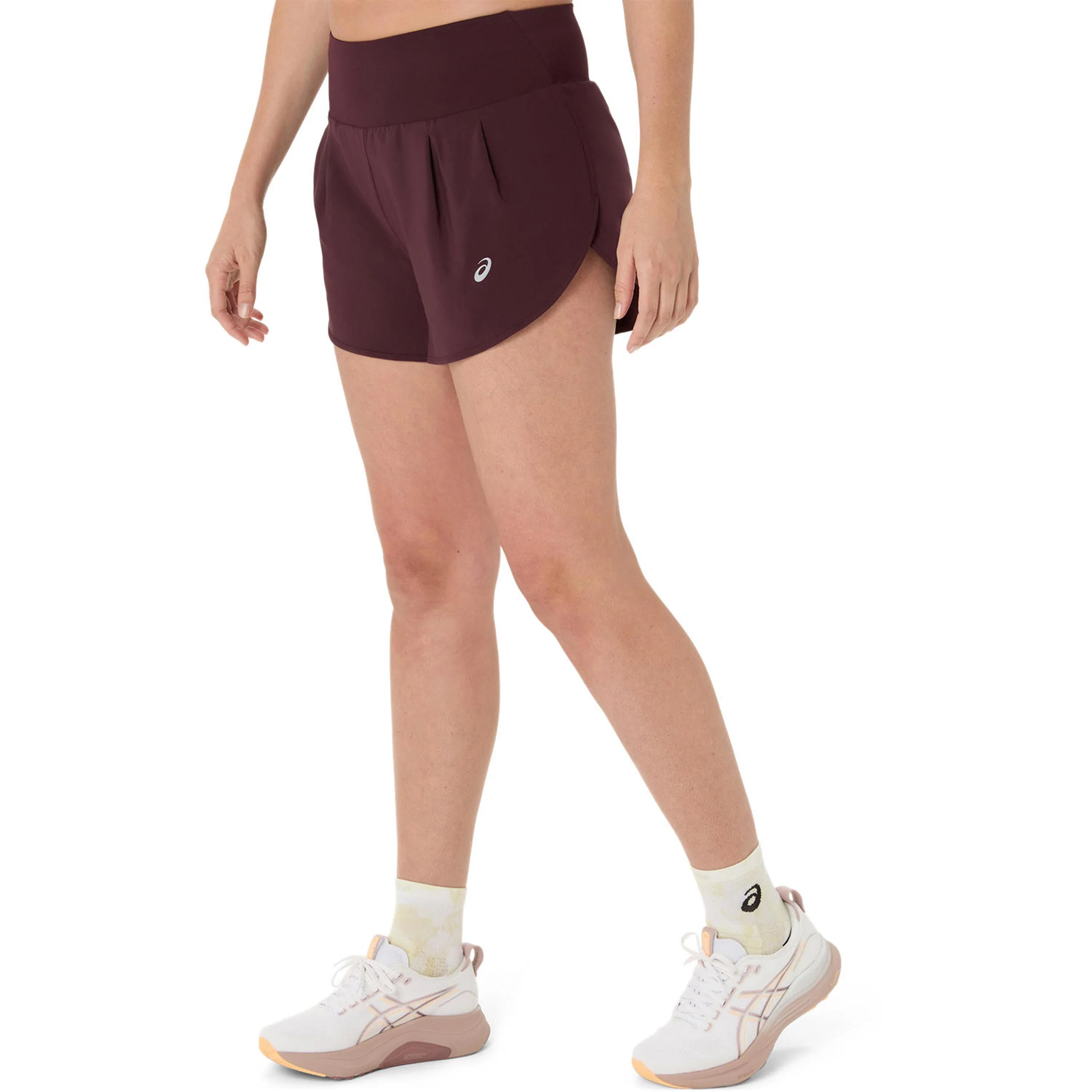 Road 3.5in Laufshorts Damen-dunkelrot - Image 3