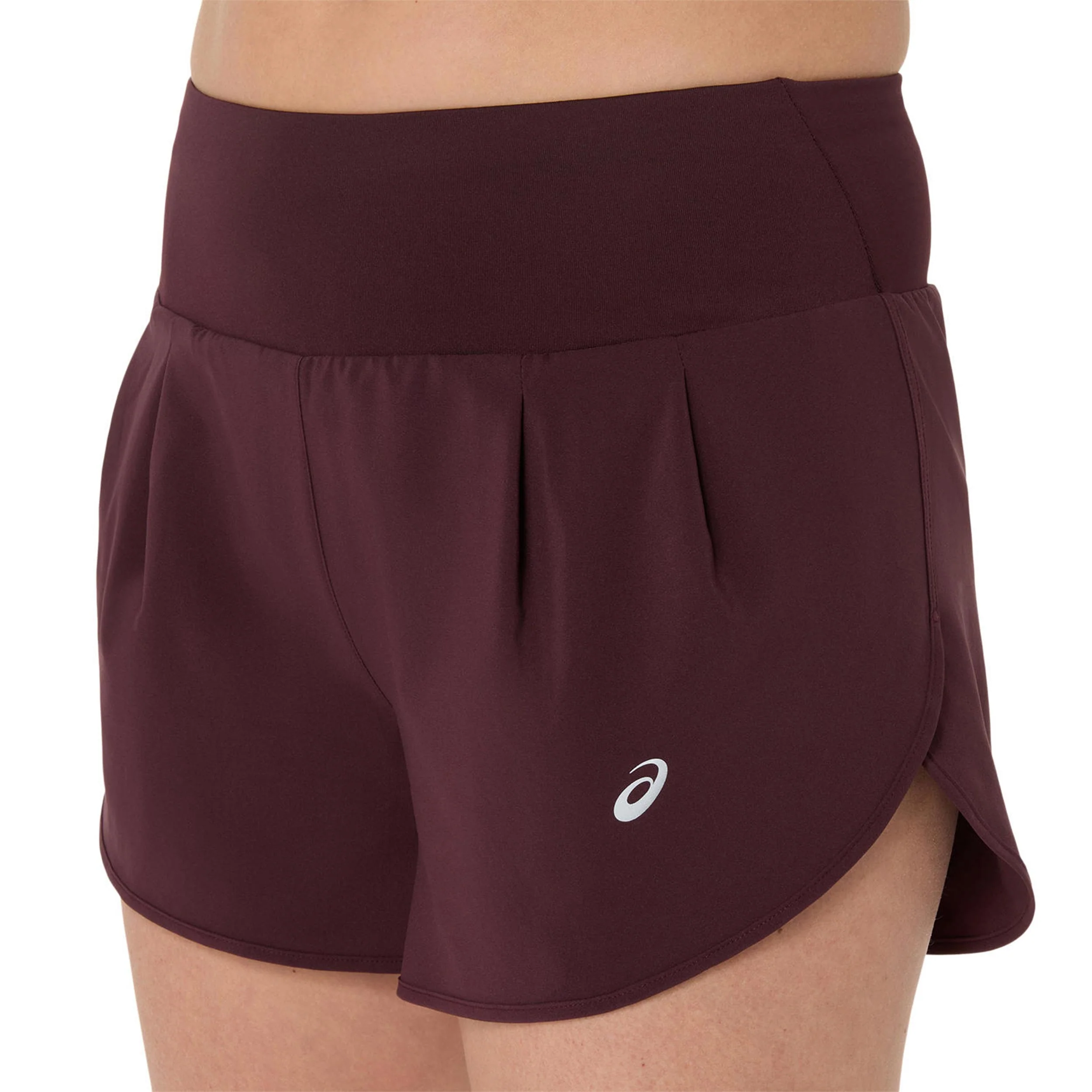 Road 3.5in Laufshorts Damen-dunkelrot - Image 4