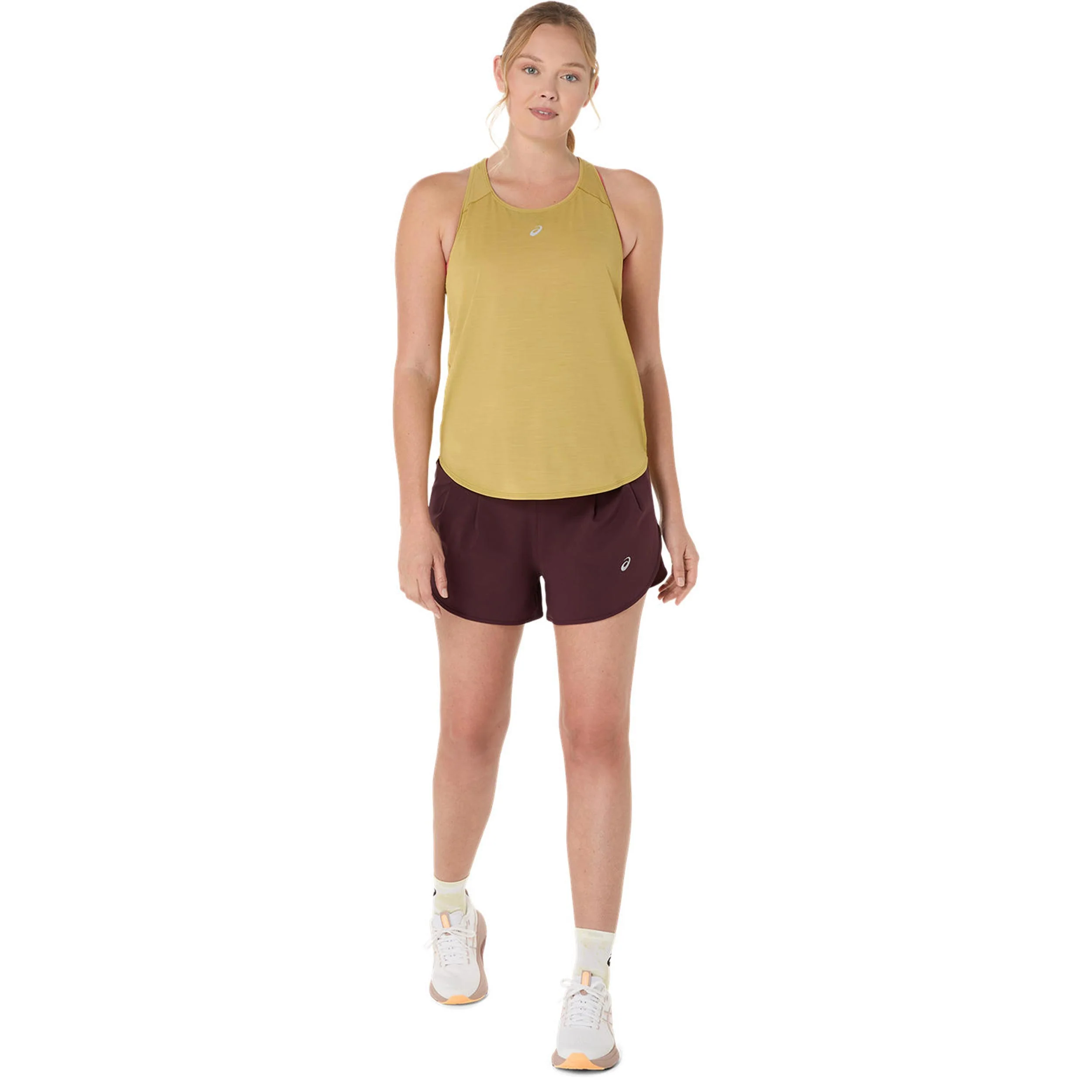 Road 3.5in Laufshorts Damen-dunkelrot - Image 7