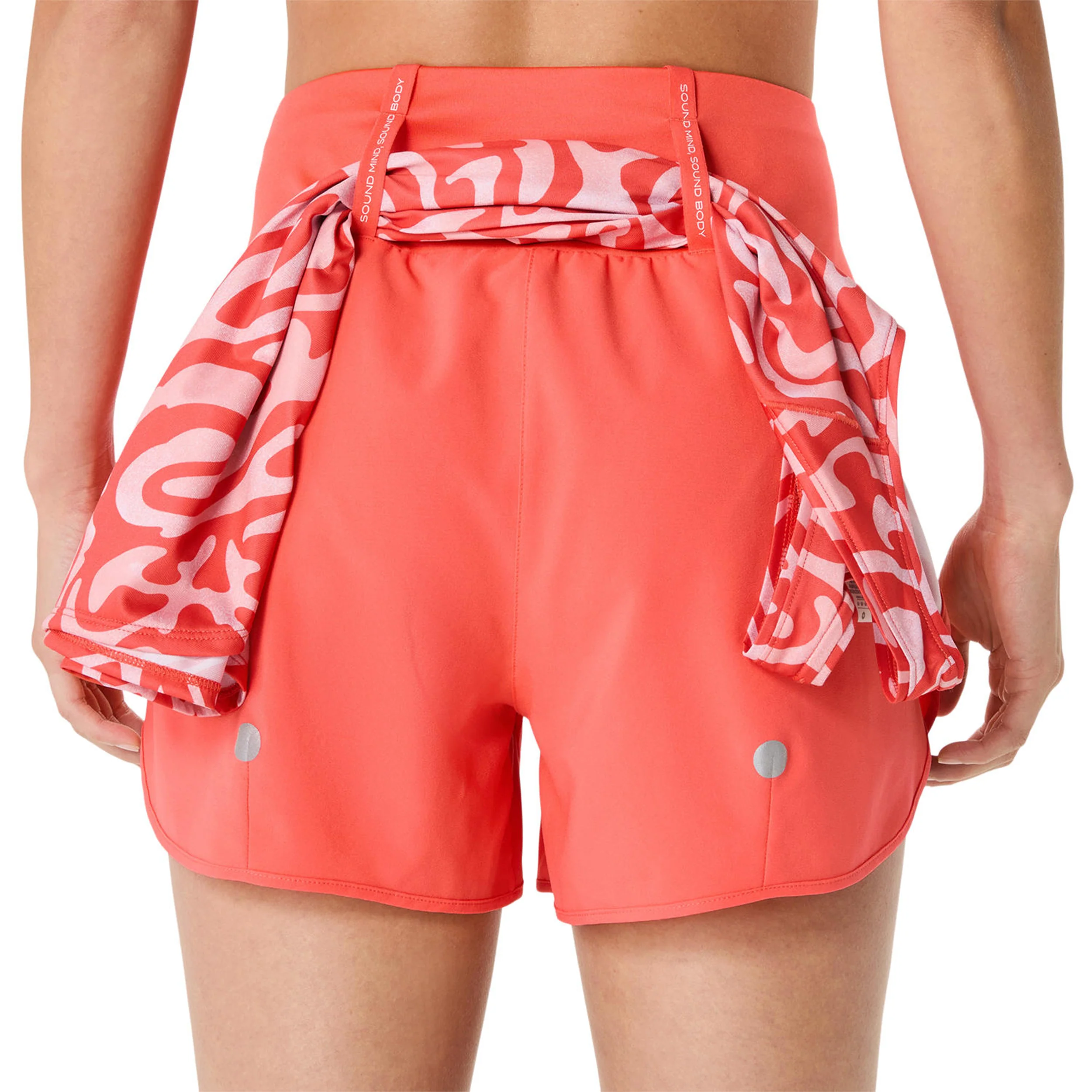 Road 3.5in Laufshorts Damen-orange - Image 10