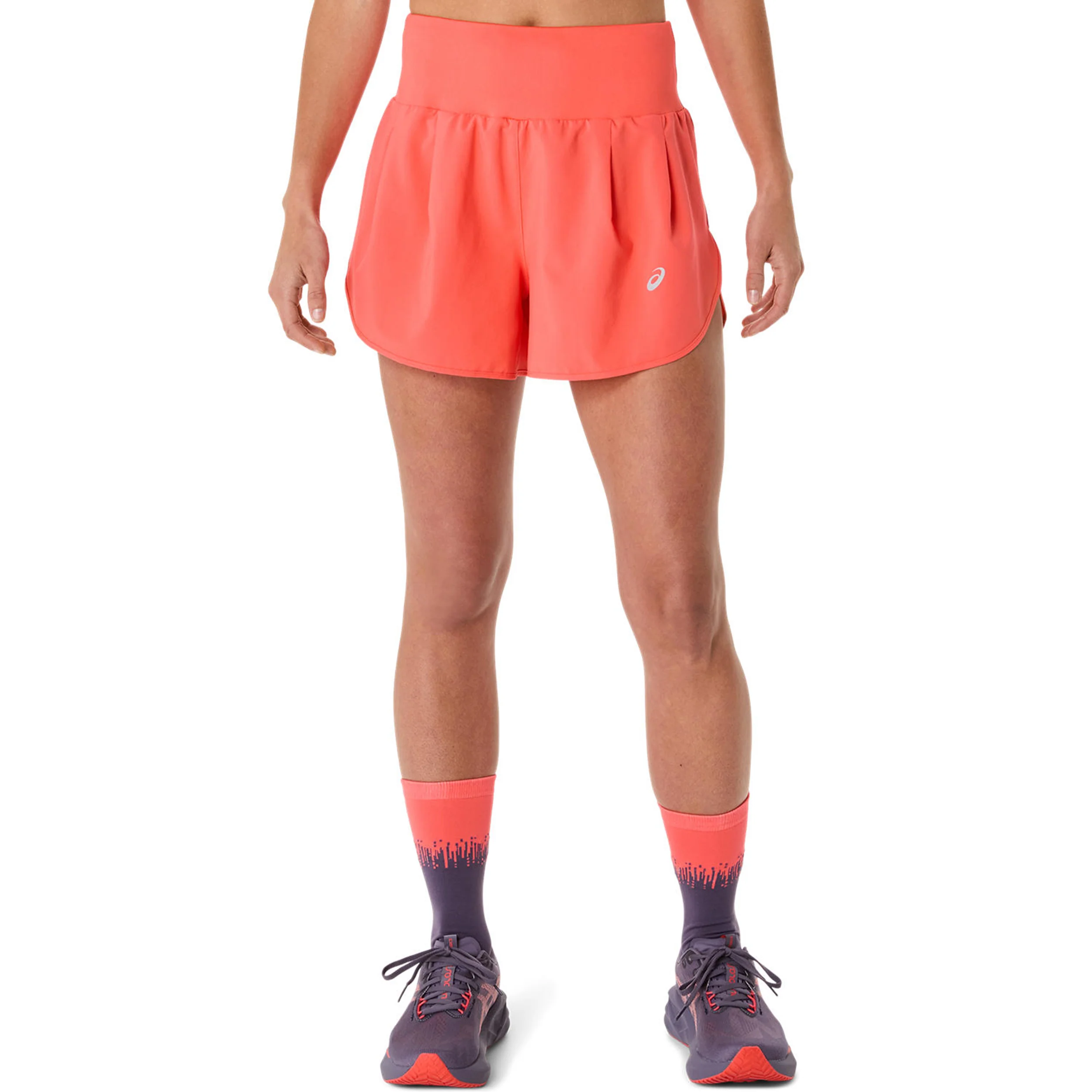 Road 3.5in Laufshorts Damen-orange - Image 6