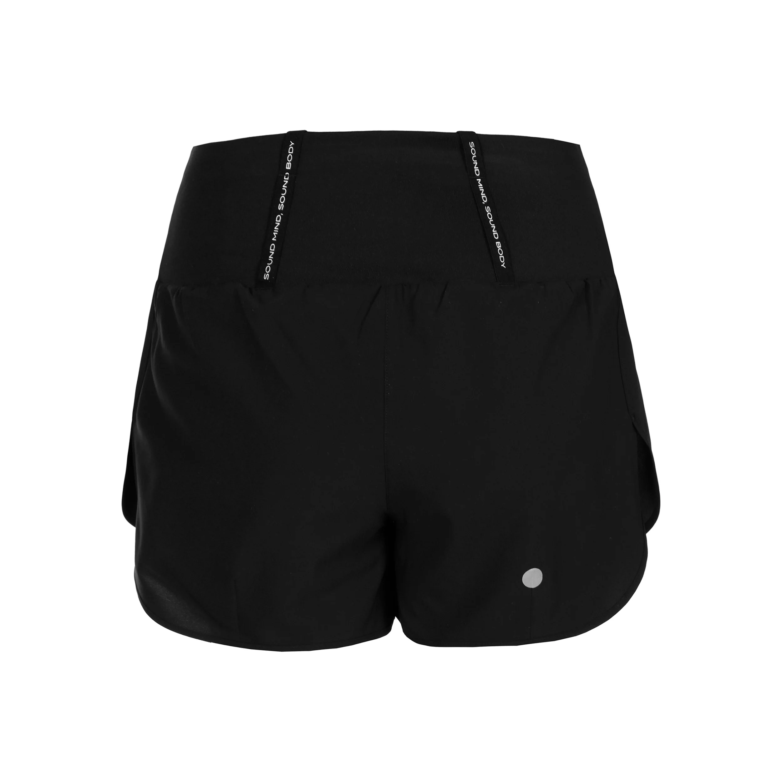Road 3.5in Laufshorts Damen-schwarz - Image 2