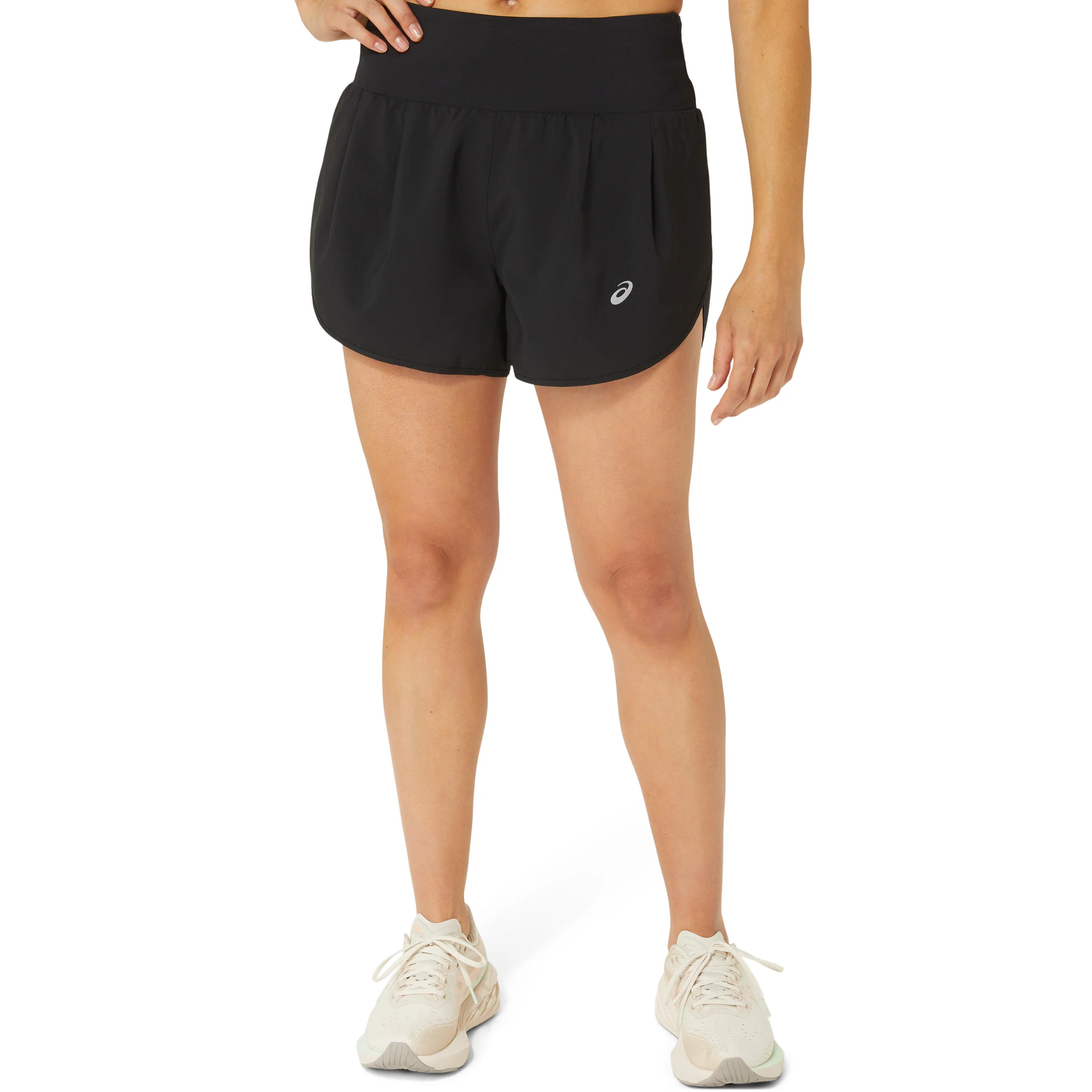 Road 3.5in Laufshorts Damen-schwarz - Image 6