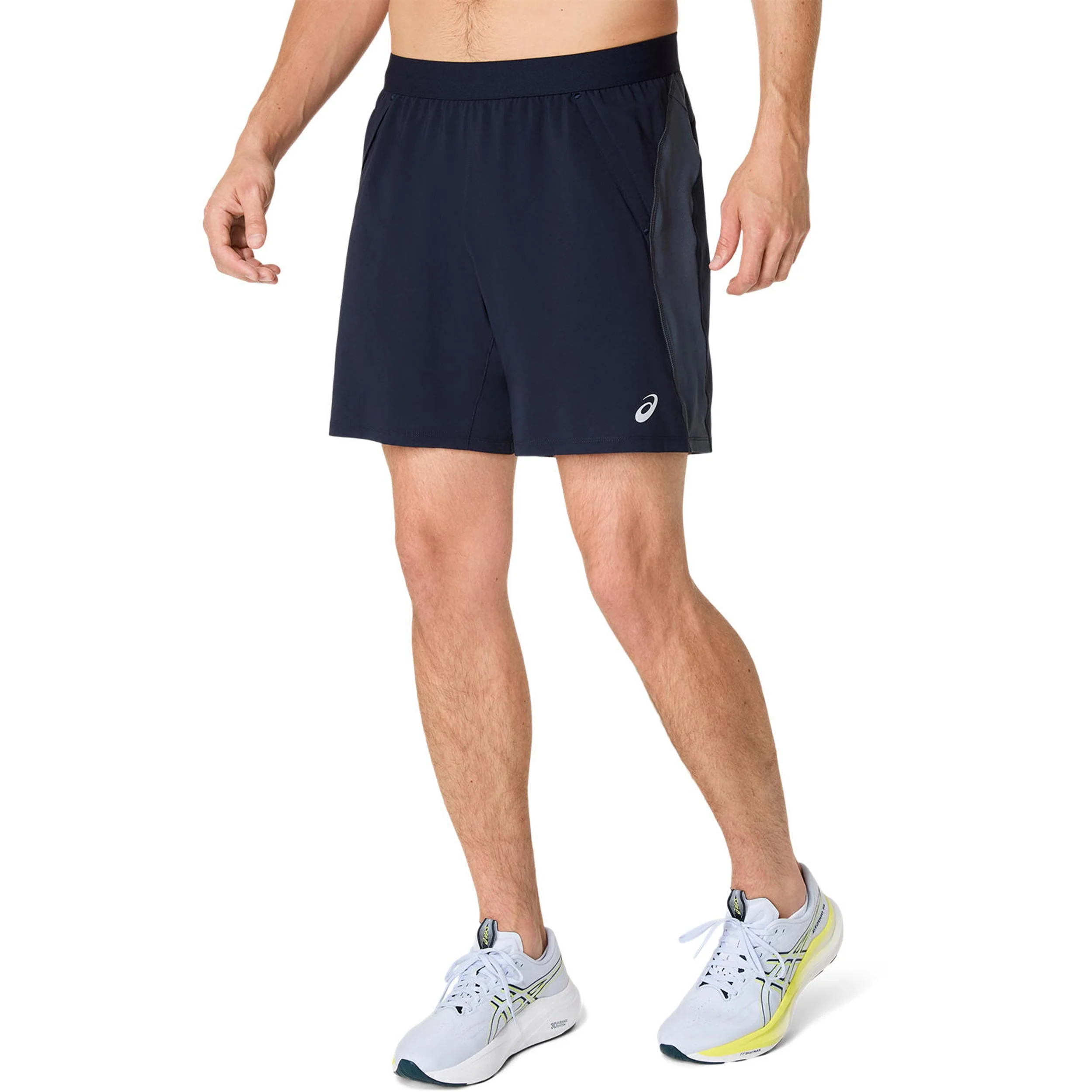 Road 7in Laufshorts Herren-Blau,Grau - Image 2