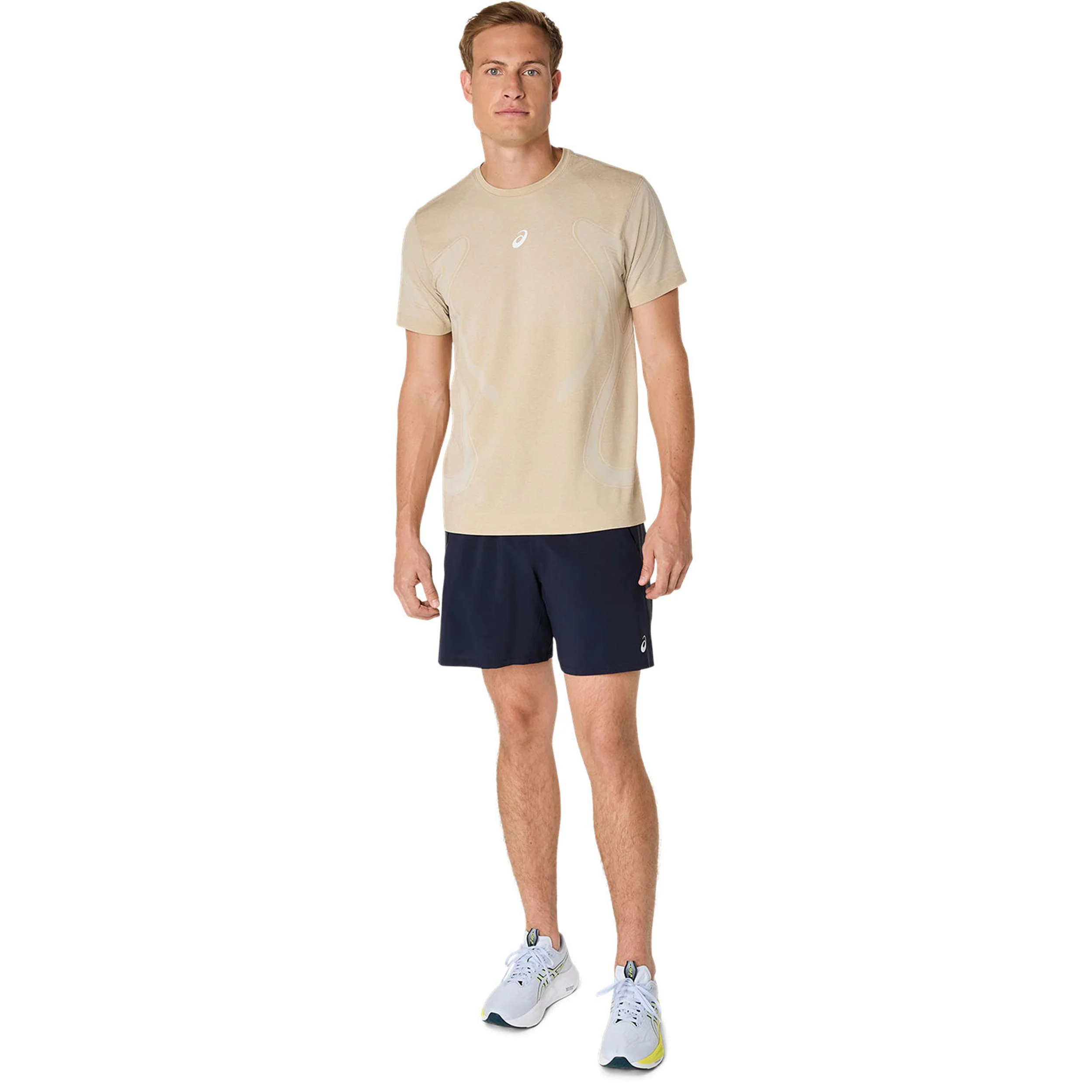 Road 7in Laufshorts Herren-Blau,Grau - Image 8