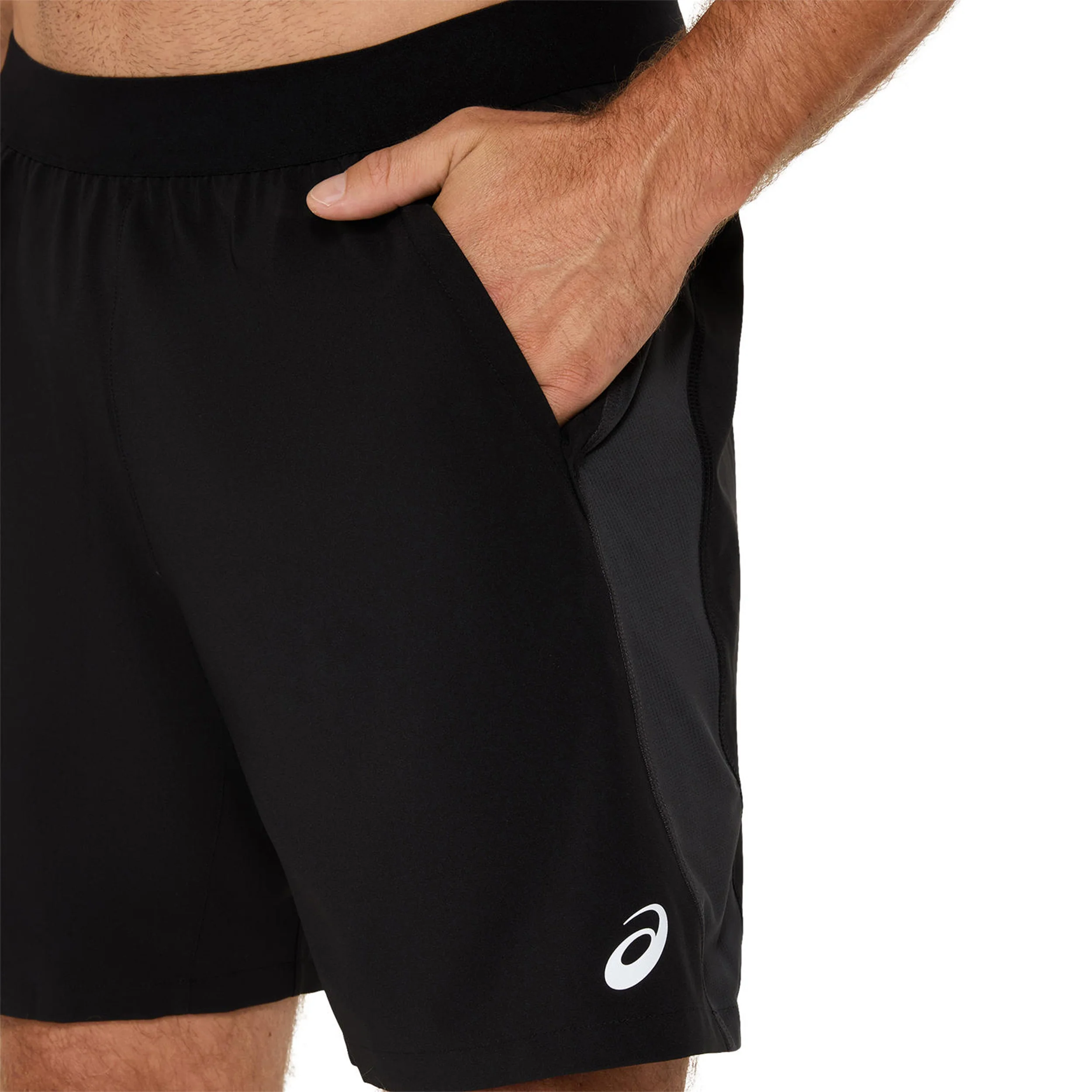 Road 7in Laufshorts Herren-Schwarz - Image 9