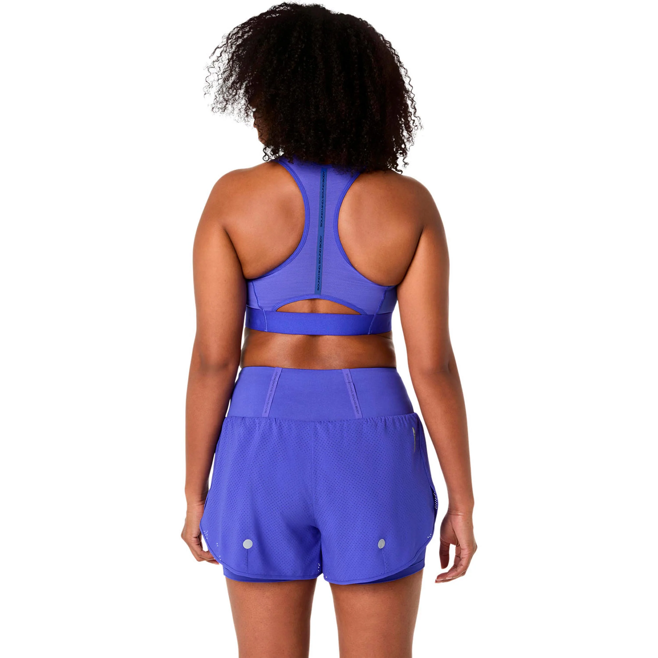 Road Compression Sport-BH Damen-blau, dunkelblau - Image 4