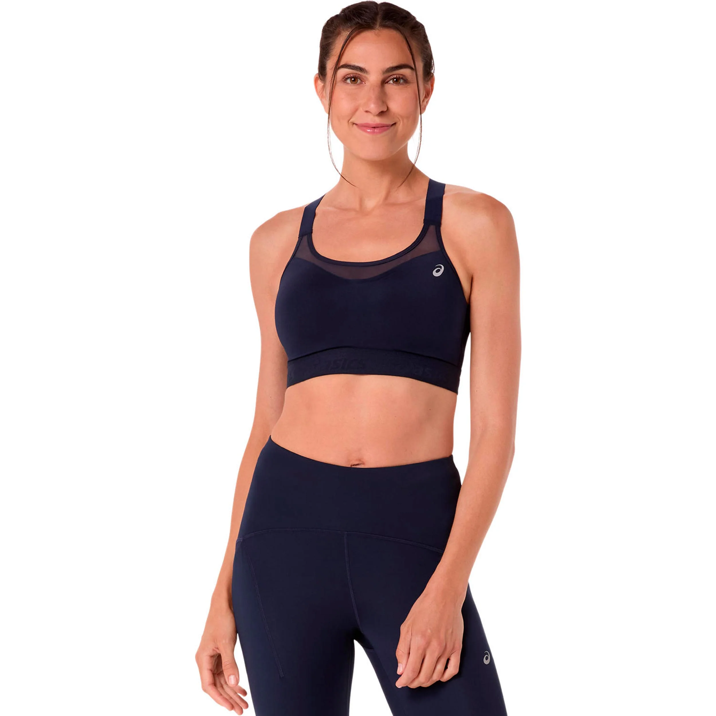 Road Compression Sport-BH Damen-dunkelblau - Image 2